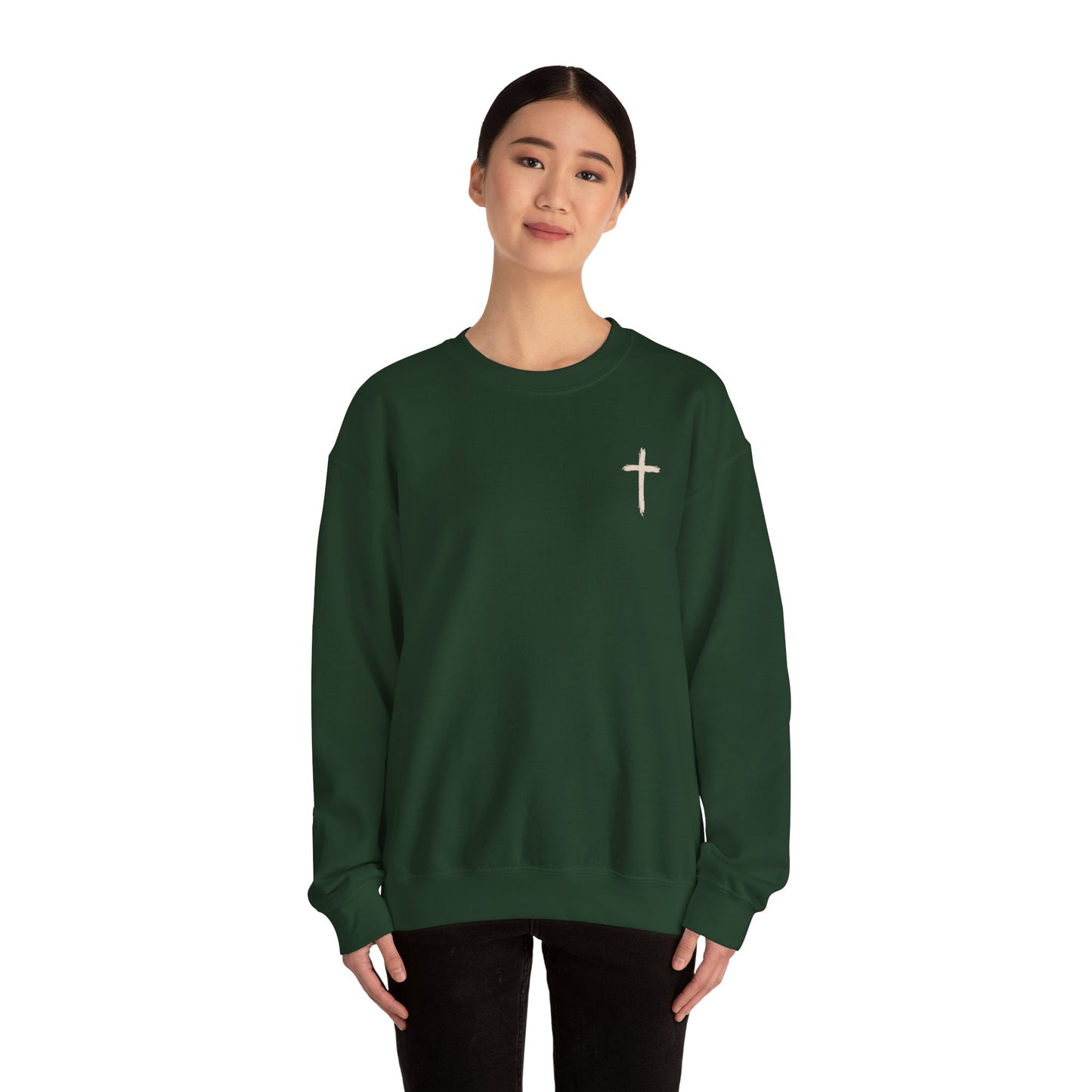 Christian Inspirational Sweatshirt When You Are Hanging On By A Thread, Make Sure It’s The Hem of His Garment - Stay Tomorrow Needs You