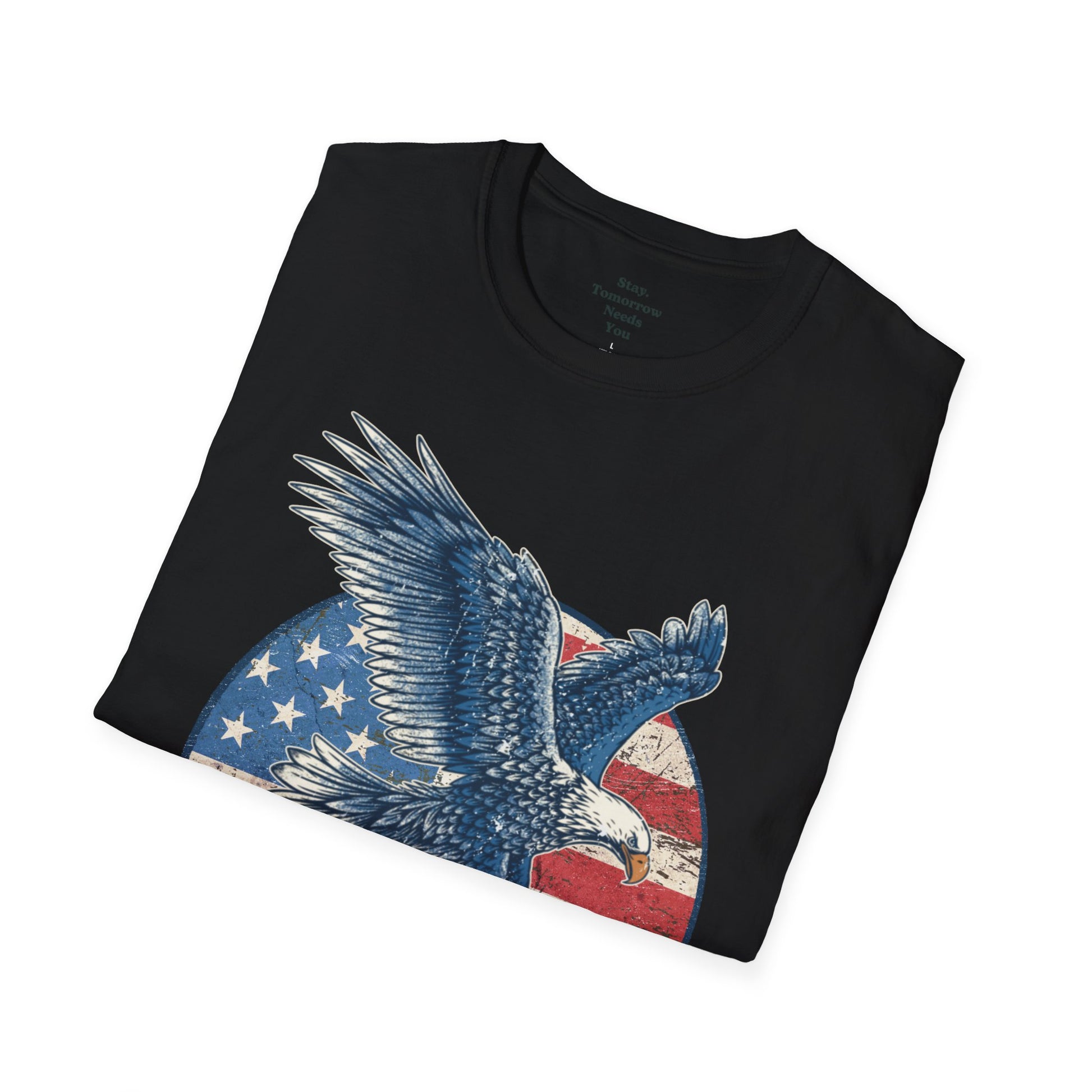 Retro 4th of July T shirt 2024 Distressed American Flag Eagle 1776 Made in America Vintage Patriotic America Freedom Fourth of July Independence Day T shirt - Stay Tomorrow Needs You Retro 4th of July T shirt 2024 Distressed American Flag Eagle 1776 Made in America Vintage Patriotic America Freedom Fourth of July Independence Day T shirt
