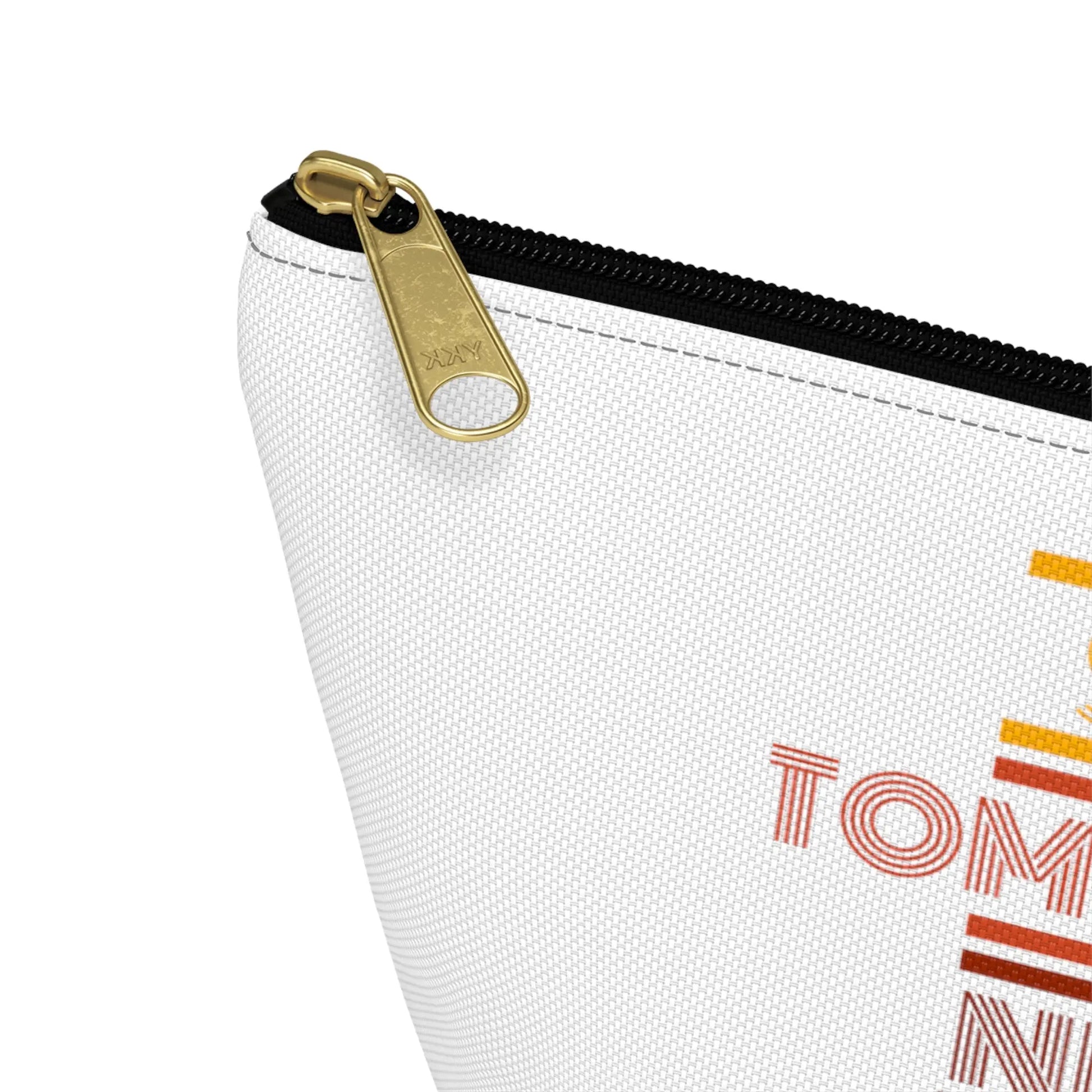 Stay, tomorrow needs you retro makeup Bag accessory Pouch w T-bottom - papercraneco