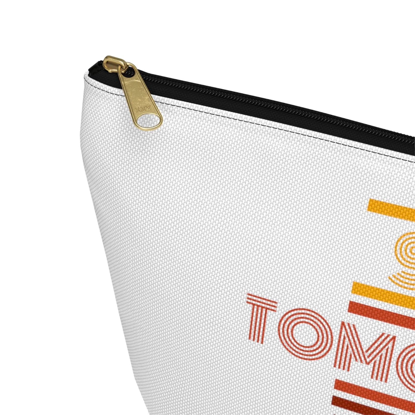 Stay, tomorrow needs you retro makeup Bag accessory Pouch w T-bottom - papercraneco