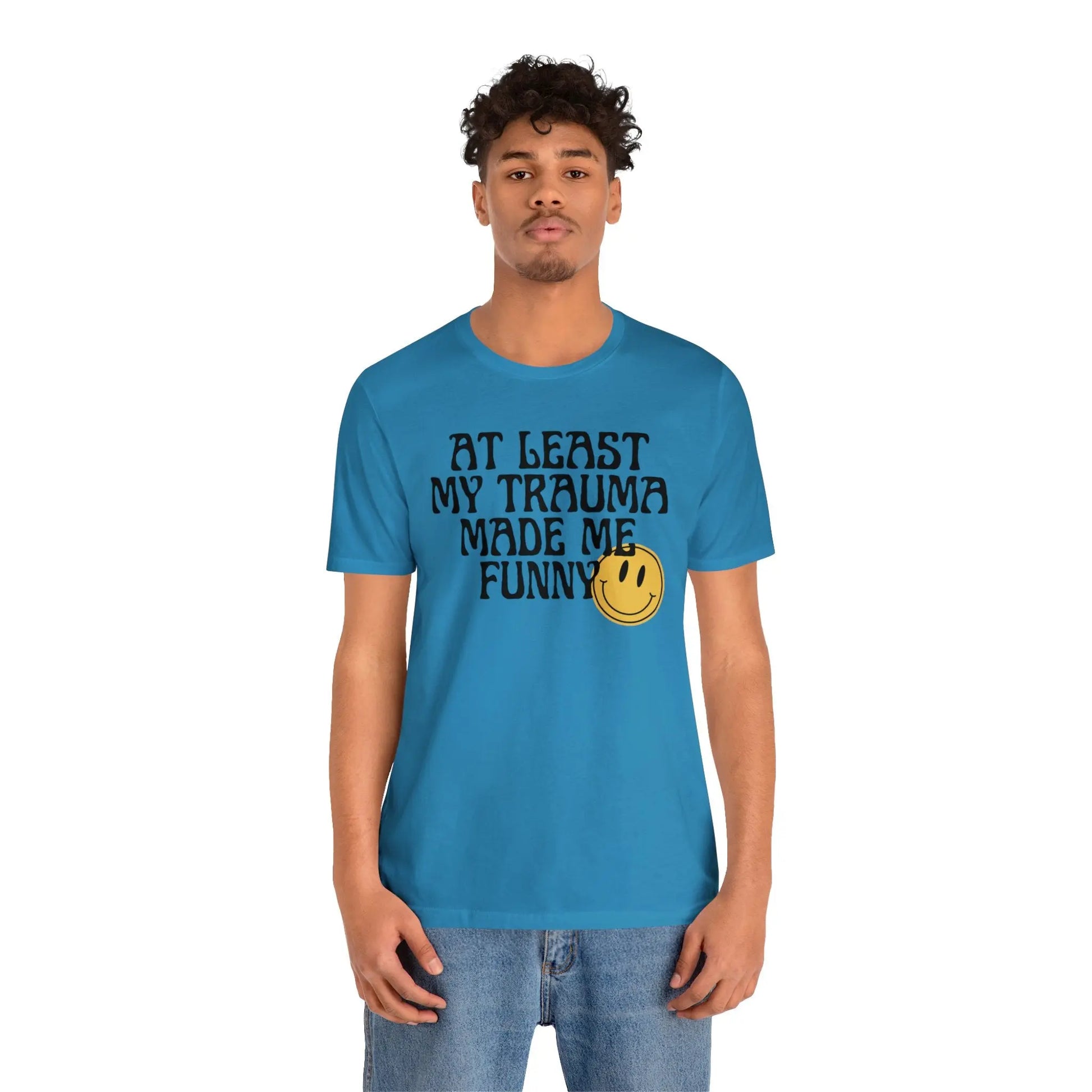 At Least My Trauma Made Me Funny Retro Boho Sarcastic T-Shirt