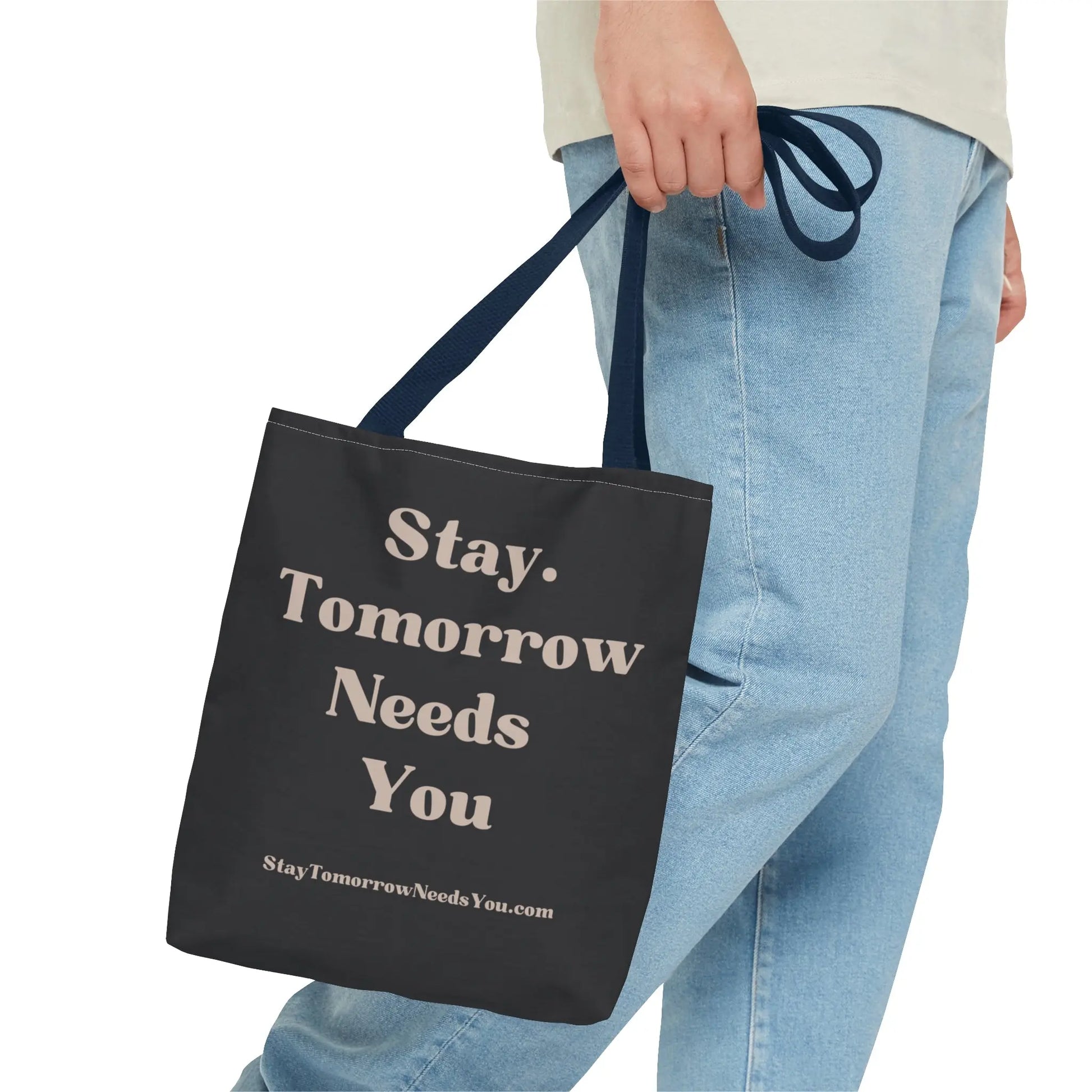 Stay Tomorrow Needs You Tote Mental Health Awareness Suicide Prevention Mothers Day Fathers Day Gift Veterans Support Military Gift Summer 2024 Beach Bag Pool Bag