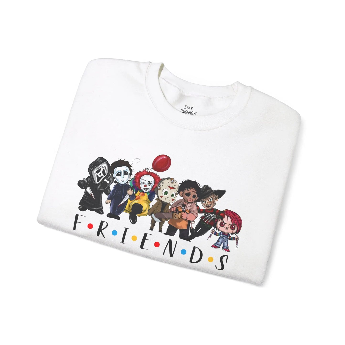 Friends Halloween Shirt, Horror Movie Shirt, Horror Movie Killers T-shirt, Horror Movie Tee, Scary Friends Shirt, Cute, Retro Halloween 2024