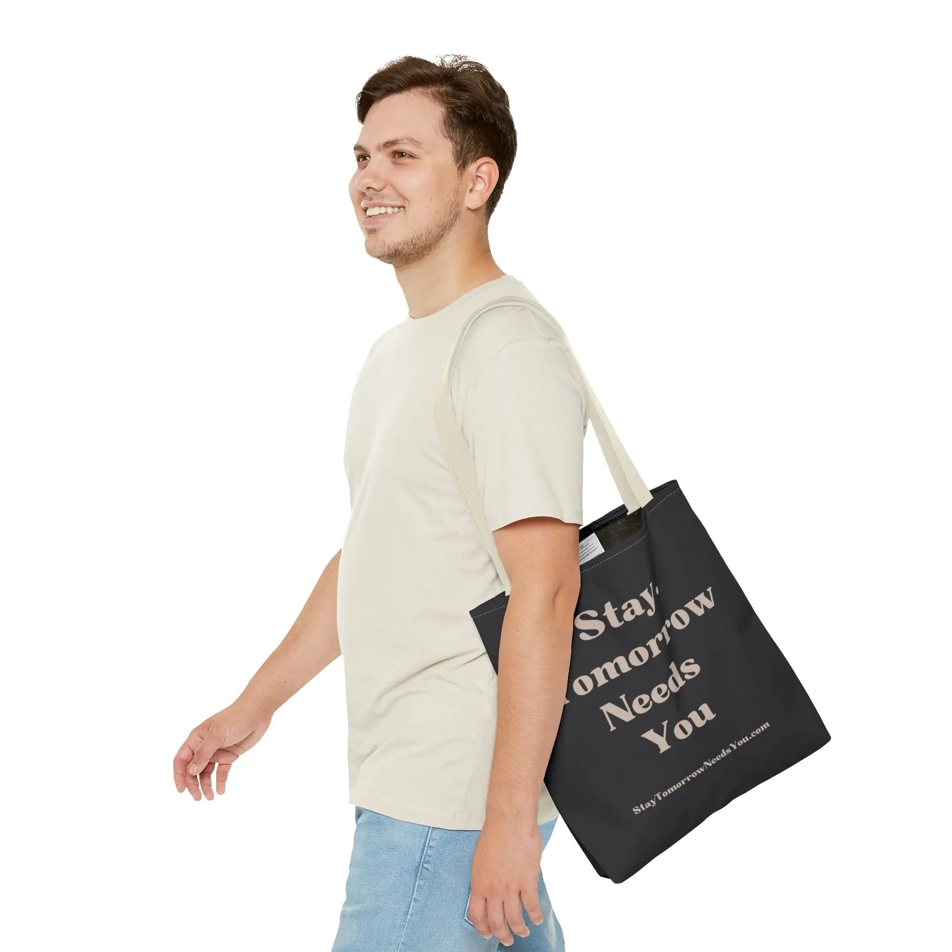 Stay Tomorrow Needs You Tote Mental Health Awareness Suicide Prevention Mothers Day Fathers Day Gift Veterans Support Military Gift Summer 2024 Beach Bag Pool Bag