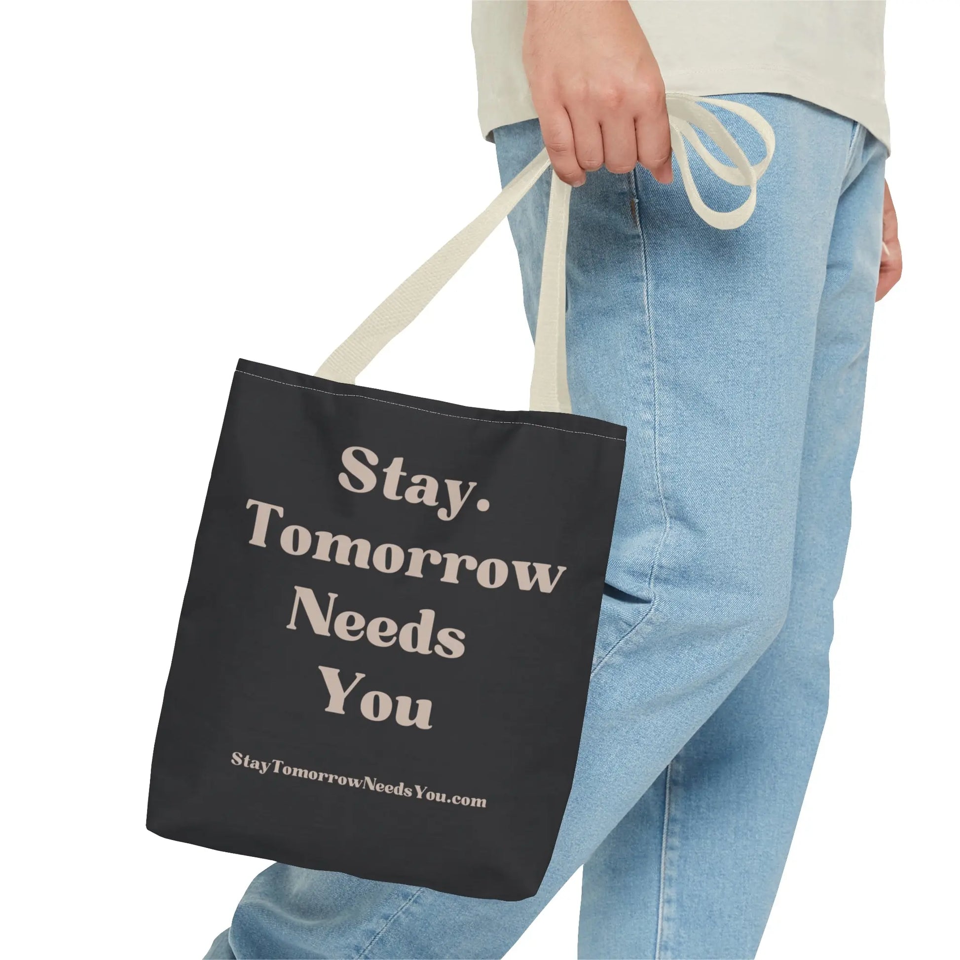 Stay Tomorrow Needs You Tote Mental Health Awareness Suicide Prevention Mothers Day Fathers Day Gift Veterans Support Military Gift Summer 2024 Beach Bag Pool Bag
