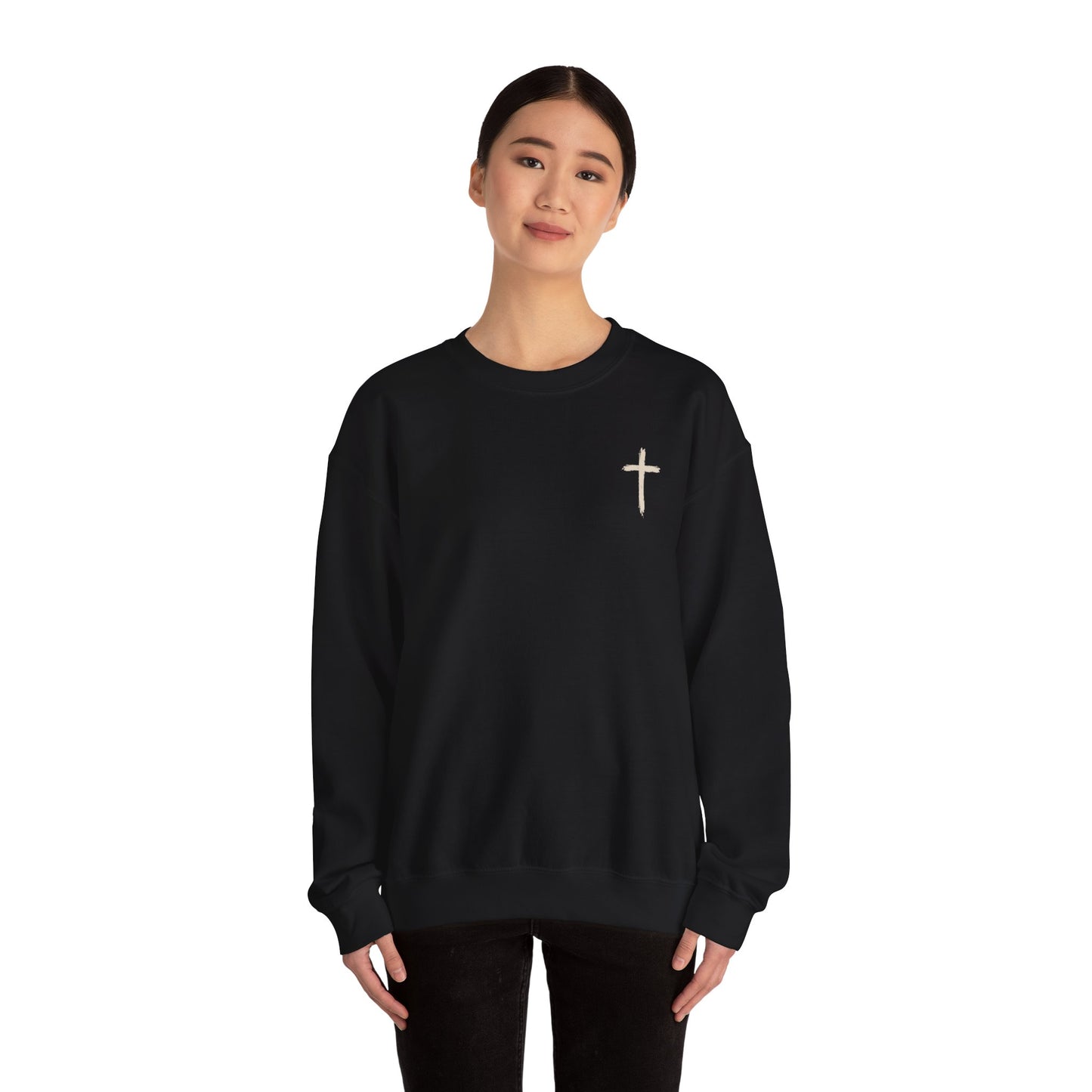 Christian Inspirational Sweatshirt When You Are Hanging On By A Thread, Make Sure It’s The Hem of His Garment - Stay Tomorrow Needs You