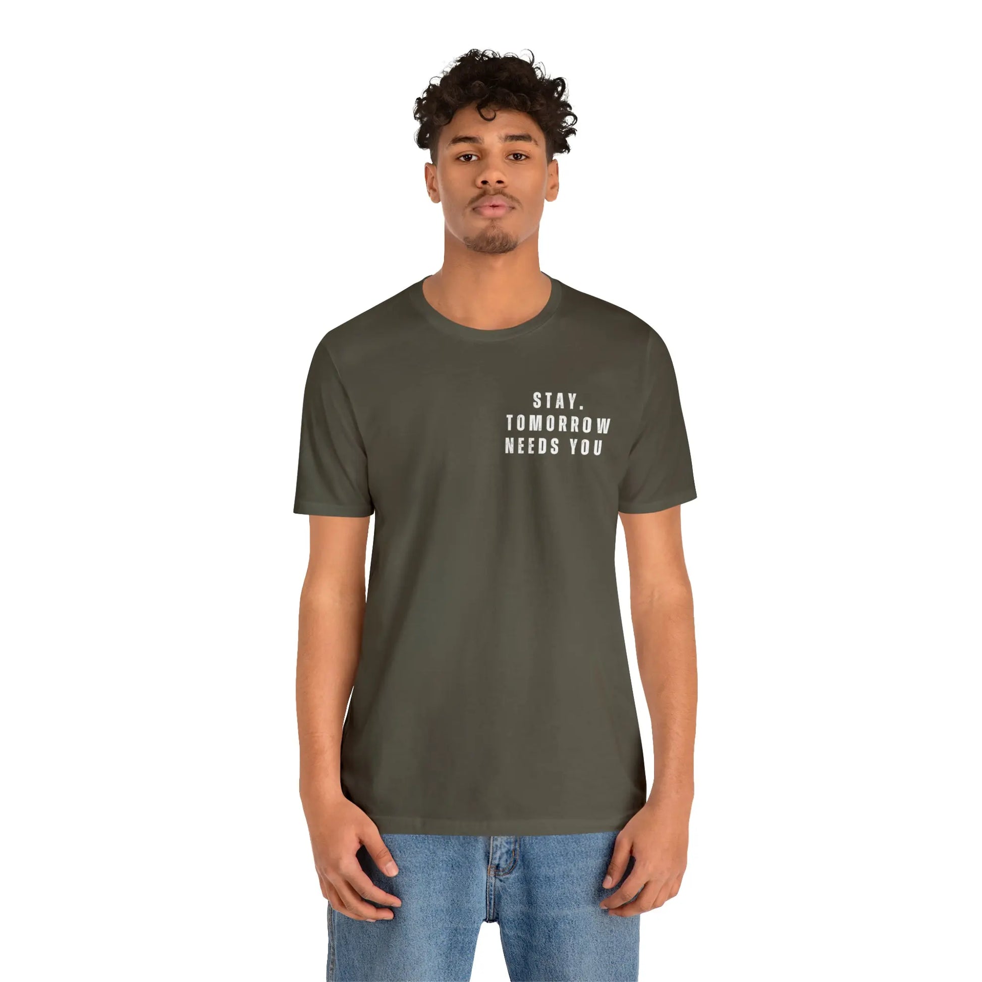 Stay Tomorrow Needs You Mental Health awareness suicide prevention T Shirt Printify