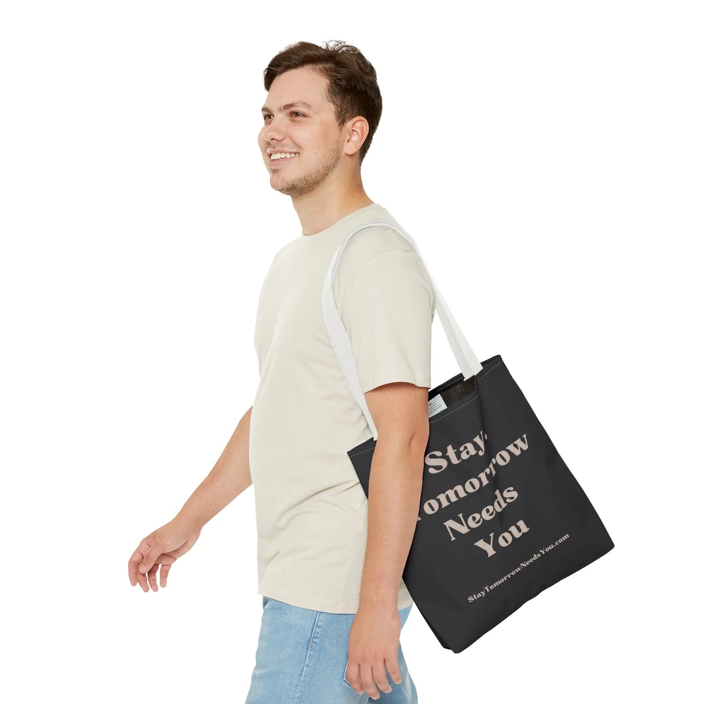 Stay Tomorrow Needs You Tote Mental Health Awareness Suicide Prevention Mothers Day Fathers Day Gift Veterans Support Military Gift Summer 2024 Beach Bag Pool Bag