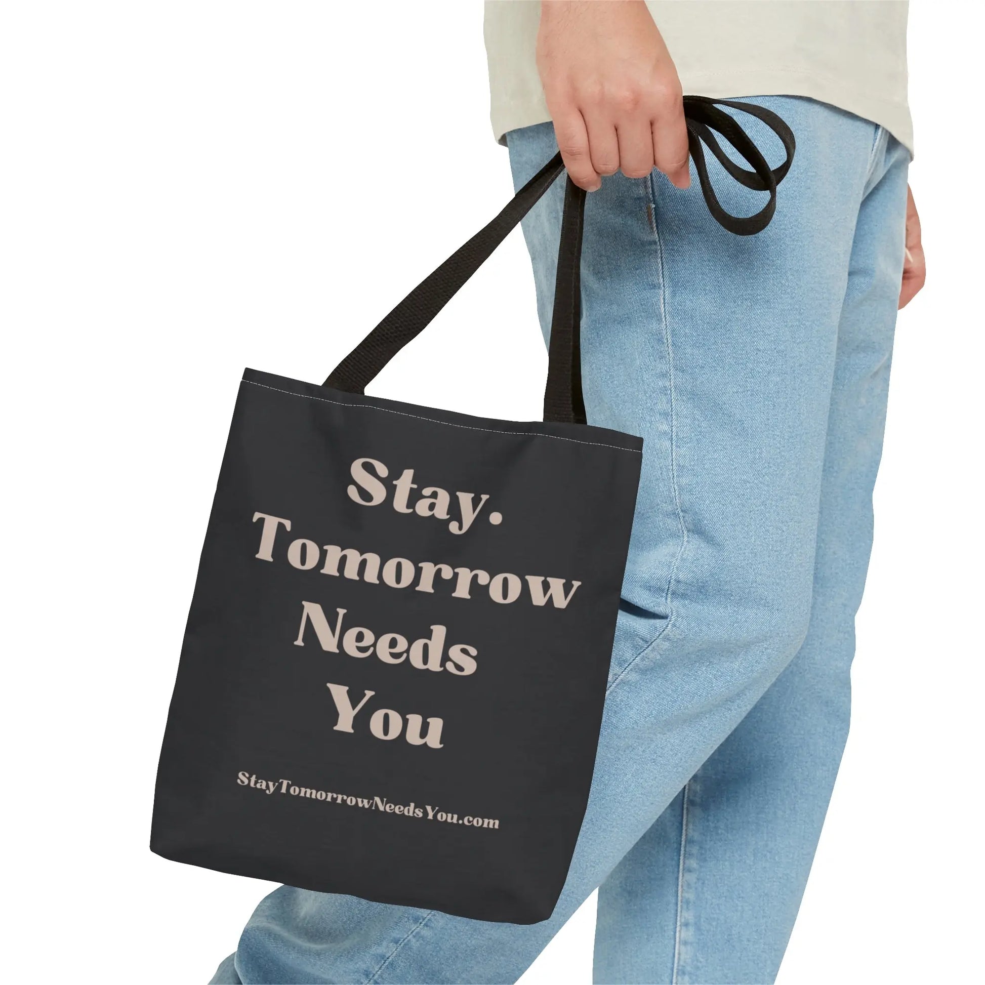 Stay Tomorrow Needs You Tote Mental Health Awareness Suicide Prevention Mothers Day Fathers Day Gift Veterans Support Military Gift Summer 2024 Beach Bag Pool Bag
