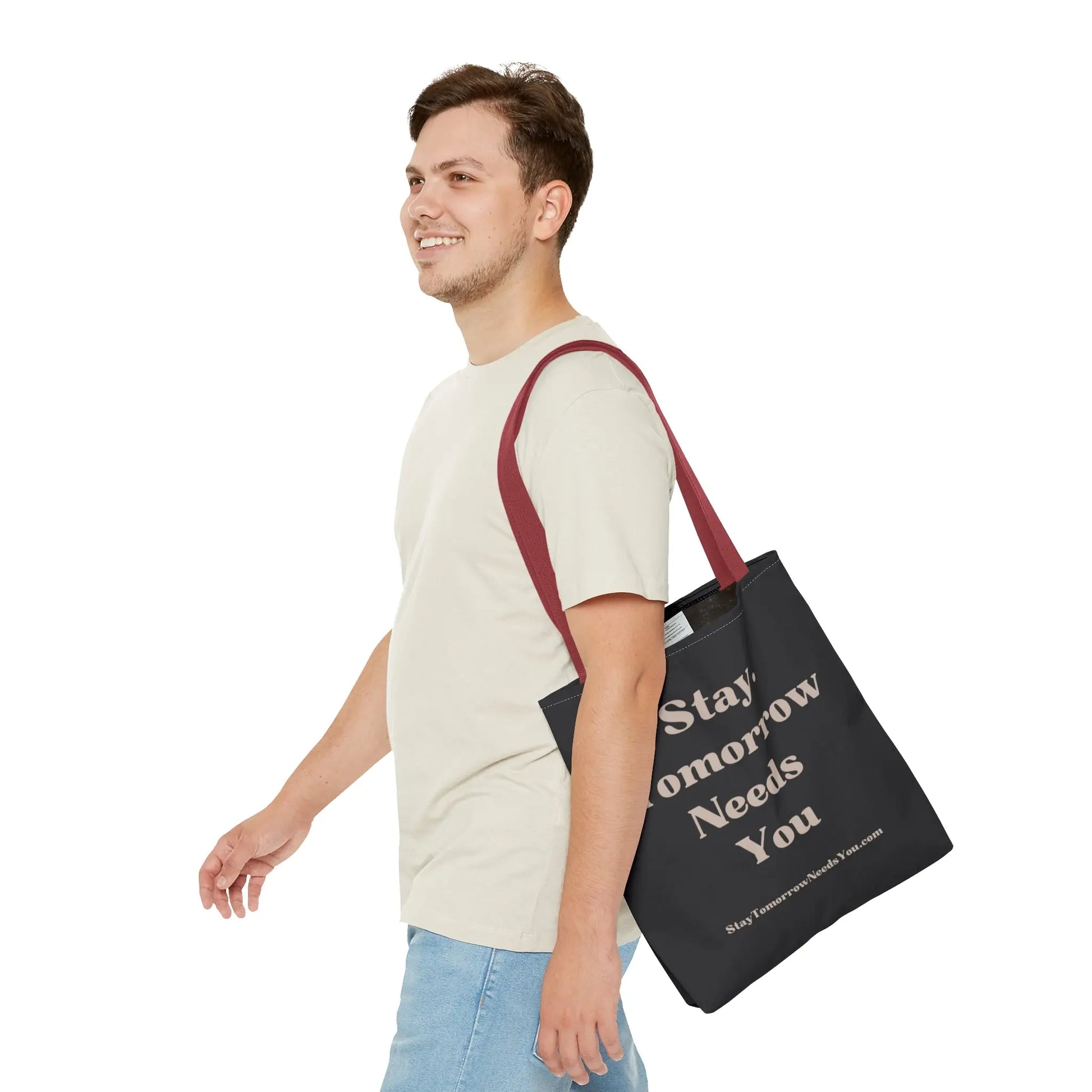 Stay Tomorrow Needs You Tote Mental Health Awareness Suicide Prevention Mothers Day Fathers Day Gift Veterans Support Military Gift Summer 2024 Beach Bag Pool Bag