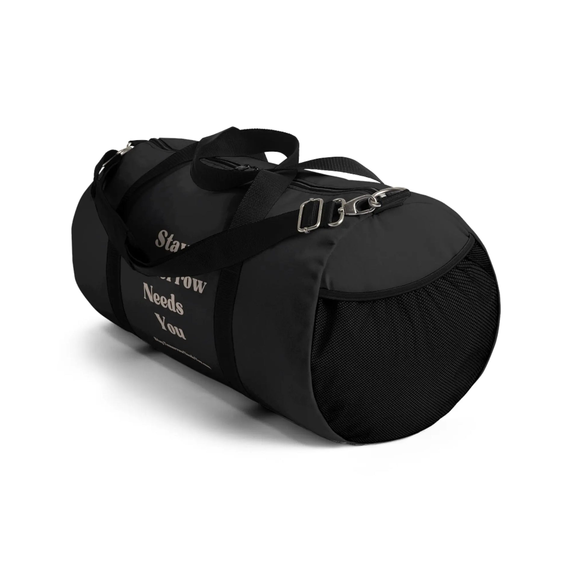 Stay Tomorrow Needs You Suicide Awareness Gym Duffel Bag - Carry your gear with style and spread mental health awareness. Stay motivated! Shop now