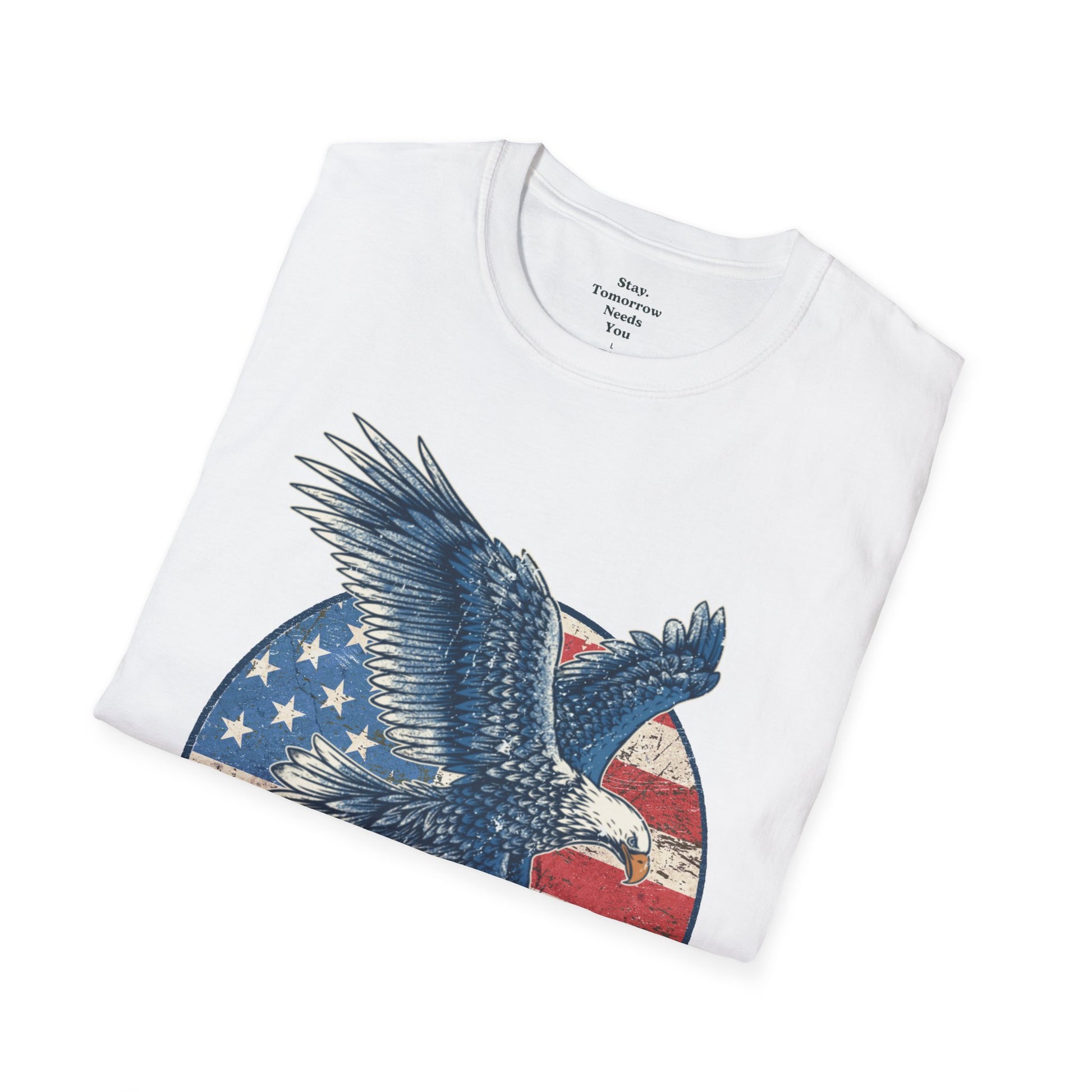 Retro 4th of July T shirt 2024 Distressed American Flag Eagle 1776 Made in America Vintage Patriotic America Freedom Fourth of July Independence Day T shirt - Stay Tomorrow Needs You Retro 4th of July T shirt 2024 Distressed American Flag Eagle 1776 Made in America Vintage Patriotic America Freedom Fourth of July Independence Day T shirt