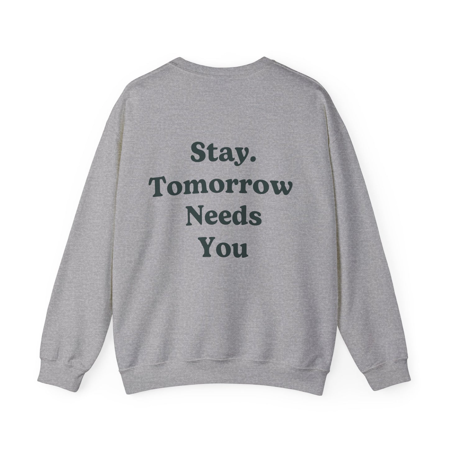 Retro Smiley Stay Tomorrow Needs You Suicide Prevention Sweatshirt Mental Health Awareness Gift Veterans Support Military Gift Christmas