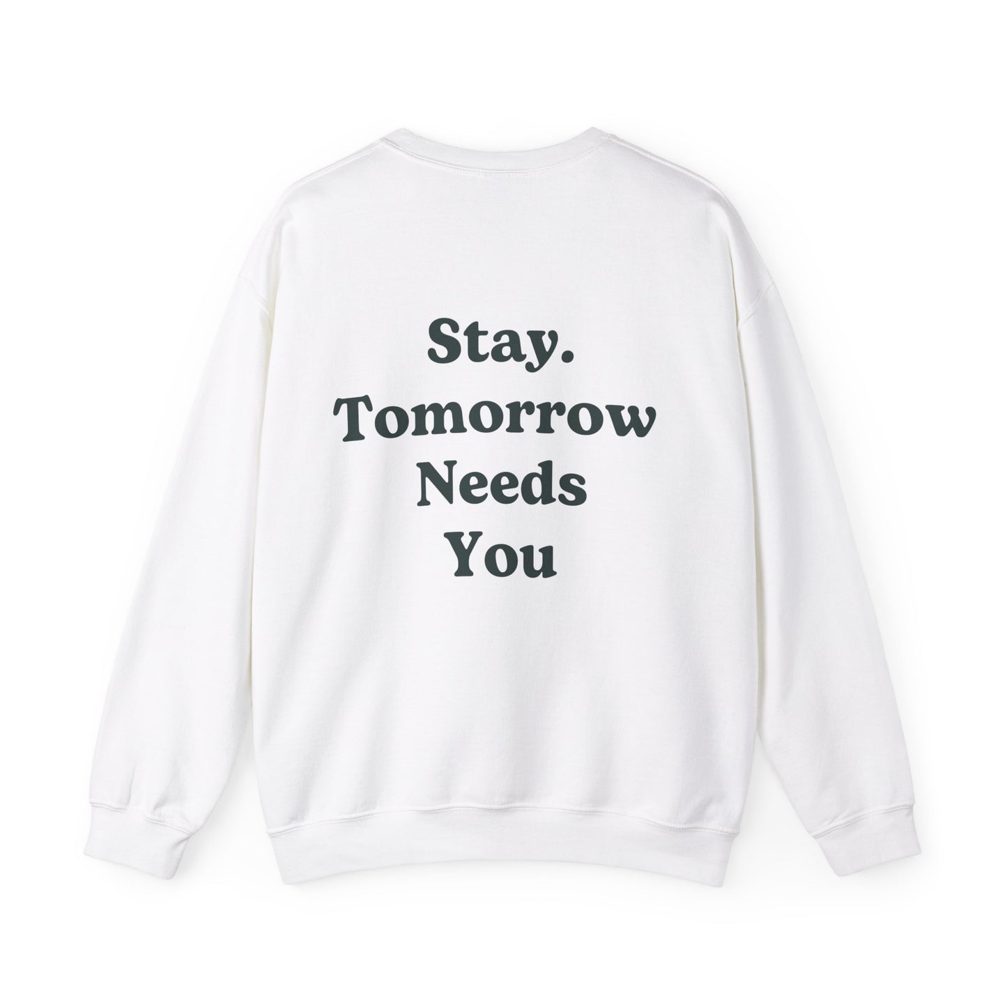 Retro Smiley Stay Tomorrow Needs You Suicide Prevention Sweatshirt Mental Health Awareness Gift Veterans Support Military Gift Christmas
