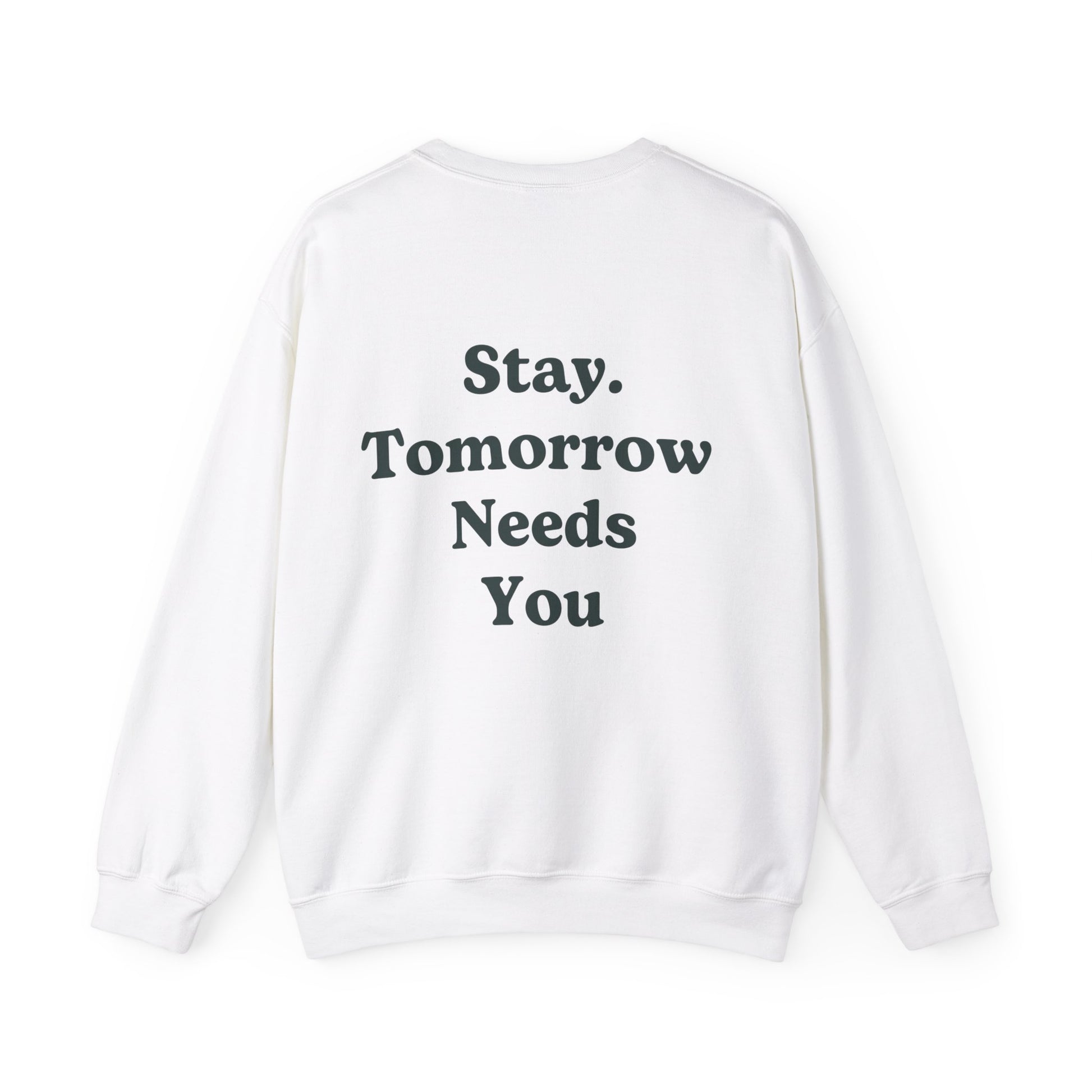 Retro Smiley Stay Tomorrow Needs You Suicide Prevention Sweatshirt Mental Health Awareness Gift Veterans Support Military Gift Christmas