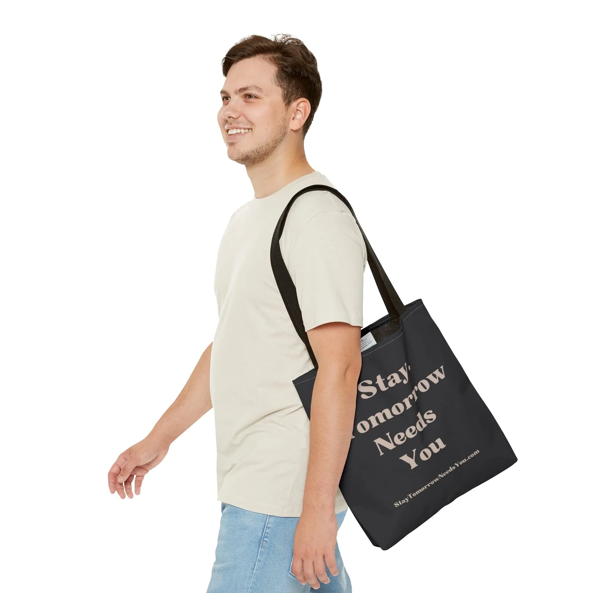 Stay Tomorrow Needs You Tote Mental Health Awareness Suicide Prevention Mothers Day Fathers Day Gift Veterans Support Military Gift Summer 2024 Beach Bag Pool Bag