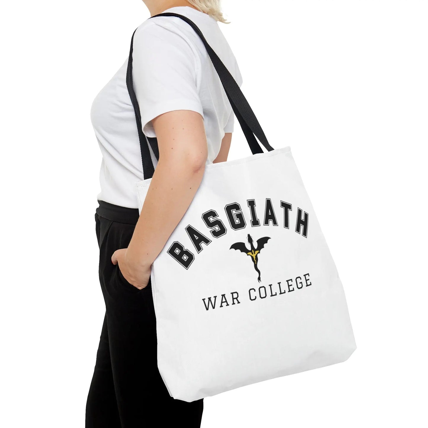 Fourth Wing and Iron Flame by Rebecca Yarros Basgiath War College Tote Bag - Stay Tomorrow Needs You