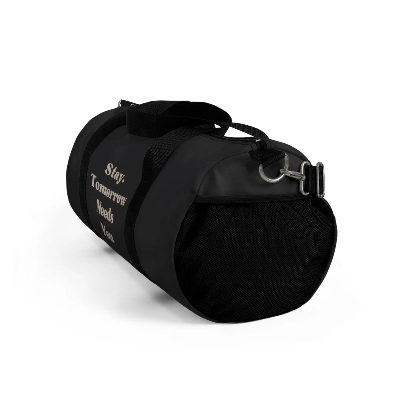 Stay Tomorrow Needs You Suicide Awareness Gym Duffel Bag - Carry your gear with style and spread mental health awareness. Stay motivated! Shop now