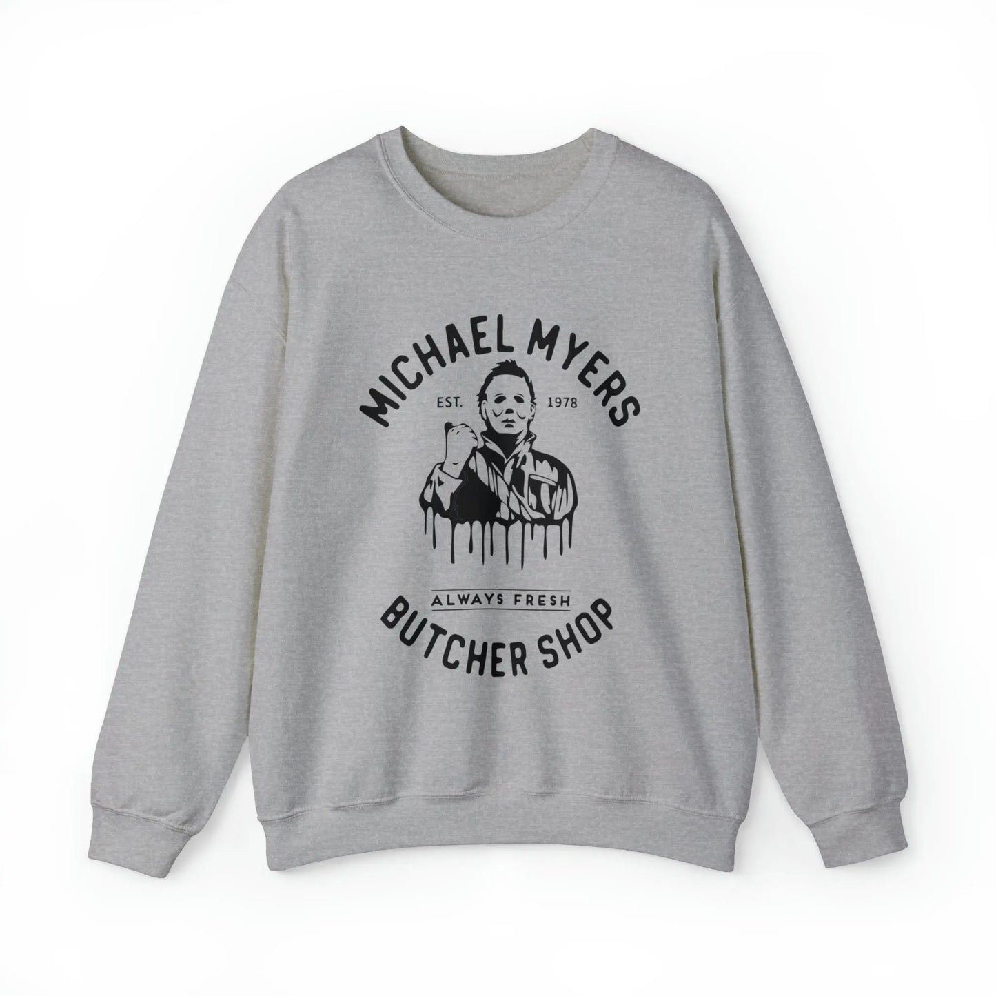 Halloween Michael Myers Butcher Shop Sweatshirt Printify