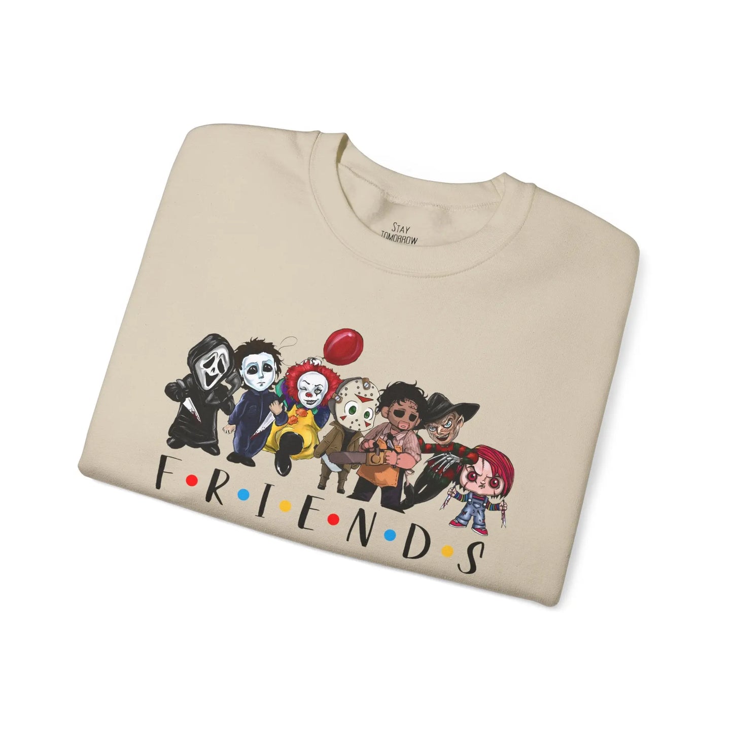 Friends Halloween Shirt, Horror Movie Shirt, Horror Movie Killers T-shirt, Horror Movie Tee, Scary Friends Shirt, Cute, Retro Halloween 2024