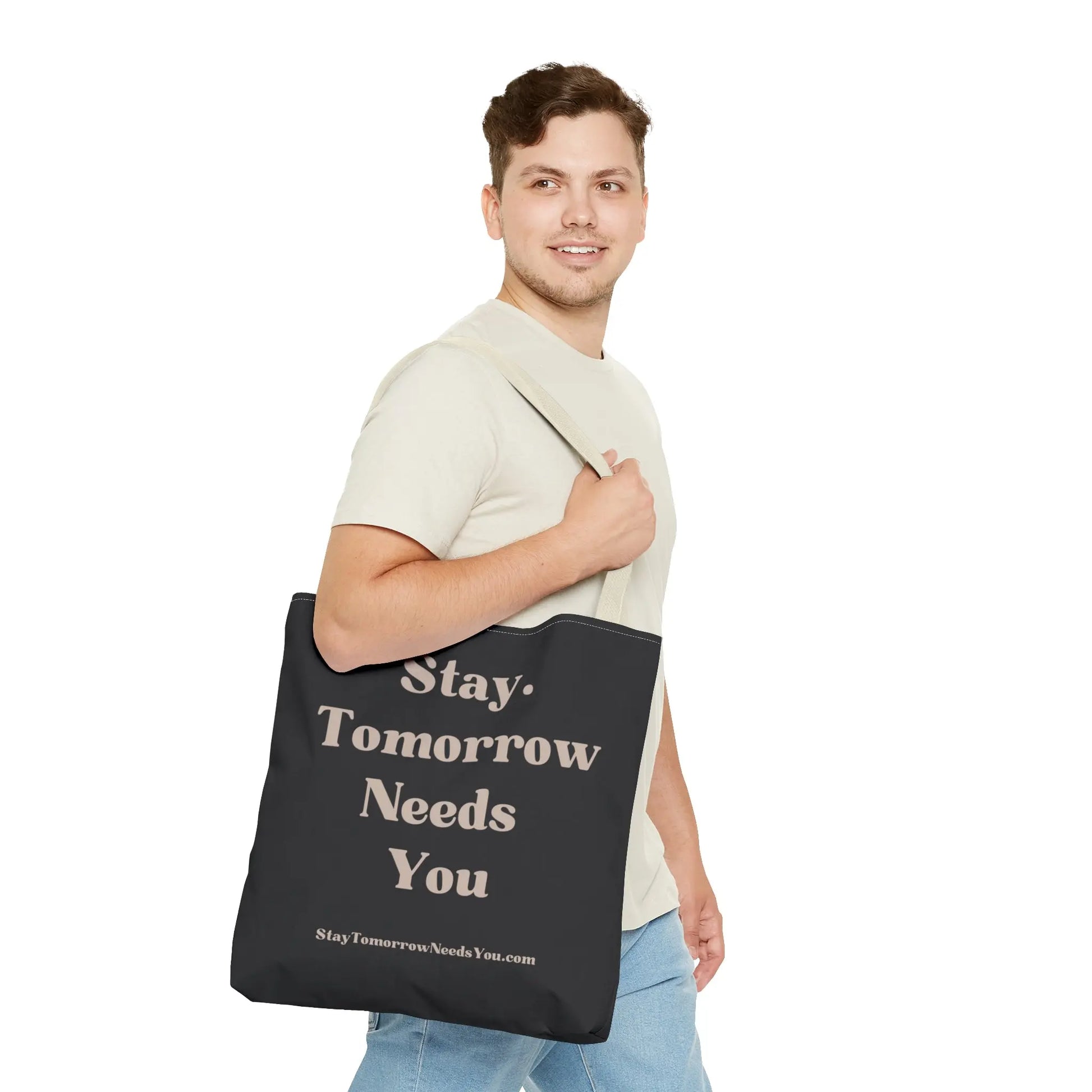 Stay Tomorrow Needs You Tote Mental Health Awareness Suicide Prevention Mothers Day Fathers Day Gift Veterans Support Military Gift Summer 2024 Beach Bag Pool Bag