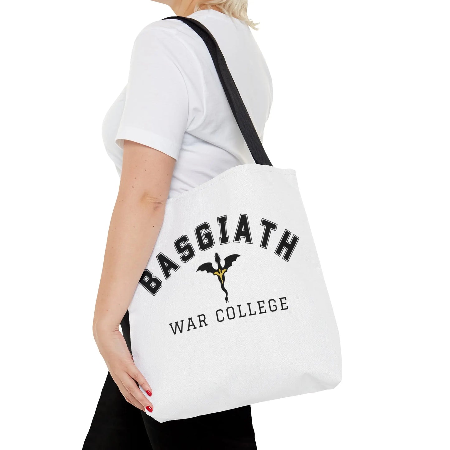 Fourth Wing and Iron Flame by Rebecca Yarros Basgiath War College Tote Bag - Stay Tomorrow Needs You