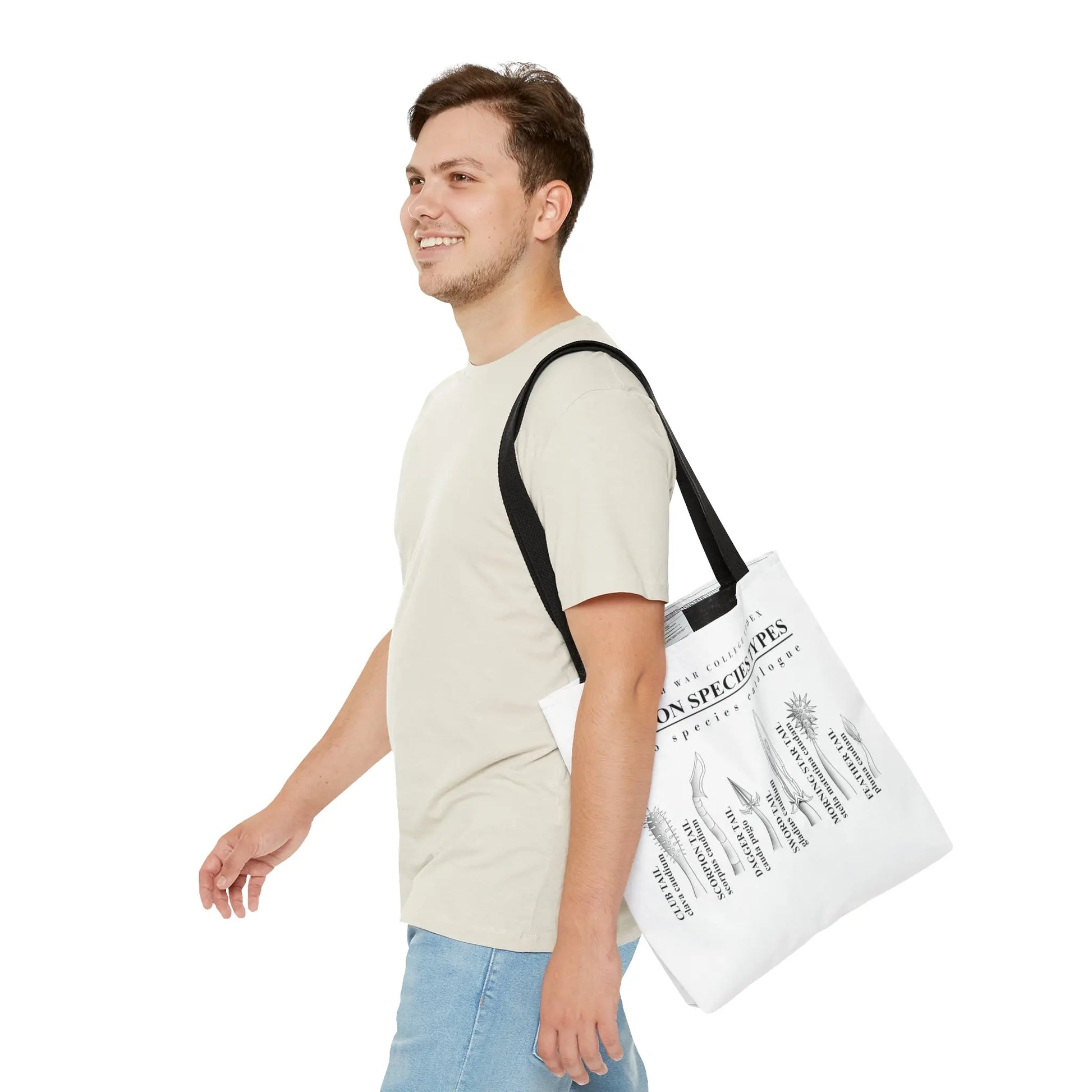 Fourth Wing Iron Flame Basgiath War College Codex of Dragon Species Tote | Inspired by Rebecca Yarros - Stay Tomorrow Needs You