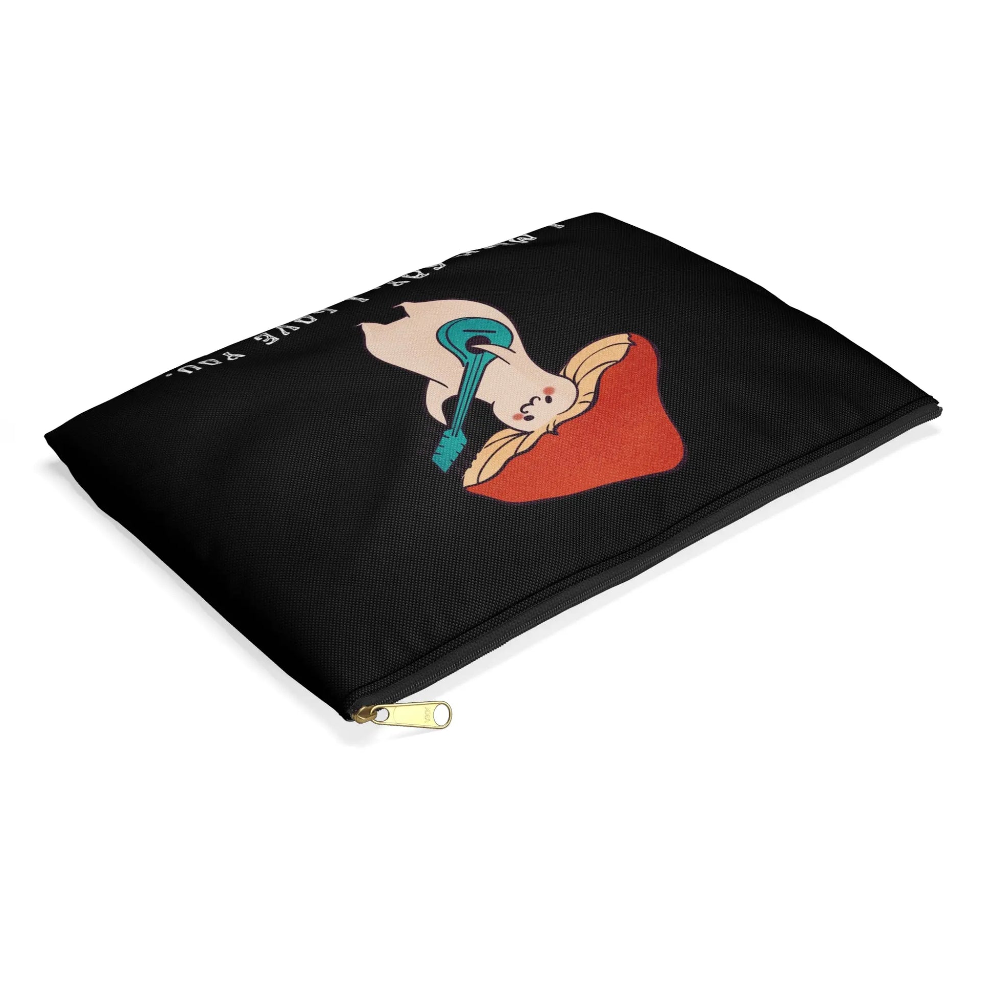 I mush say I love you cute funny pun gift Accessory Pouch Printify