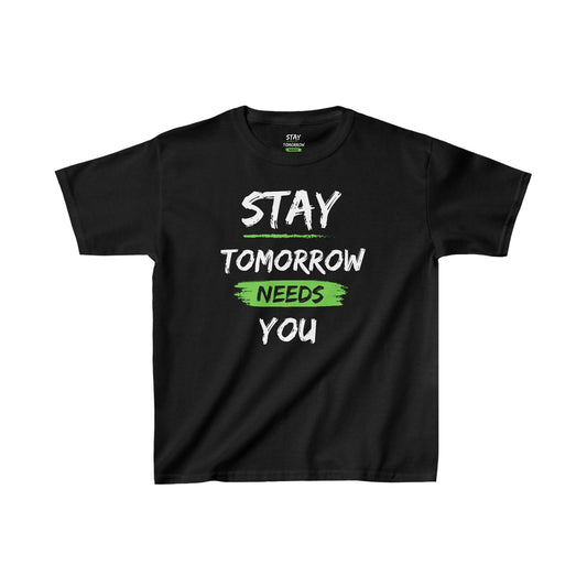 Stay Tomorrow Needs You Kids Suicide Prevention Mental Health Awareness Kids Boys T Shirt Christmas Gift Military Support