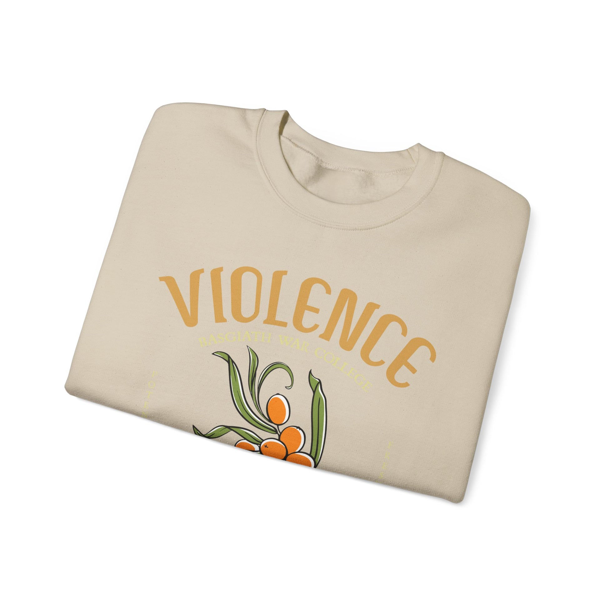 Onyx Storm Fourth Wing Iron Flame Vintage-Style Violence Basgiath War College Apothecary Sweatshirt | Inspired by Rebecca Yarros