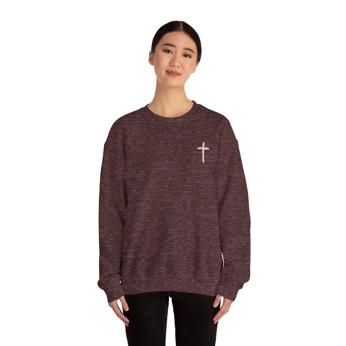 Christian Inspirational Sweatshirt When You Are Hanging On By A Thread, Make Sure It’s The Hem of His Garment Christian Apparel