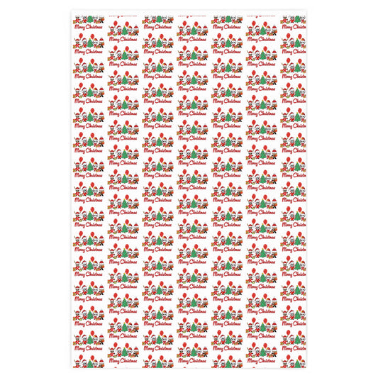 Horror Movie Christmas 2024 Wrapping Paper