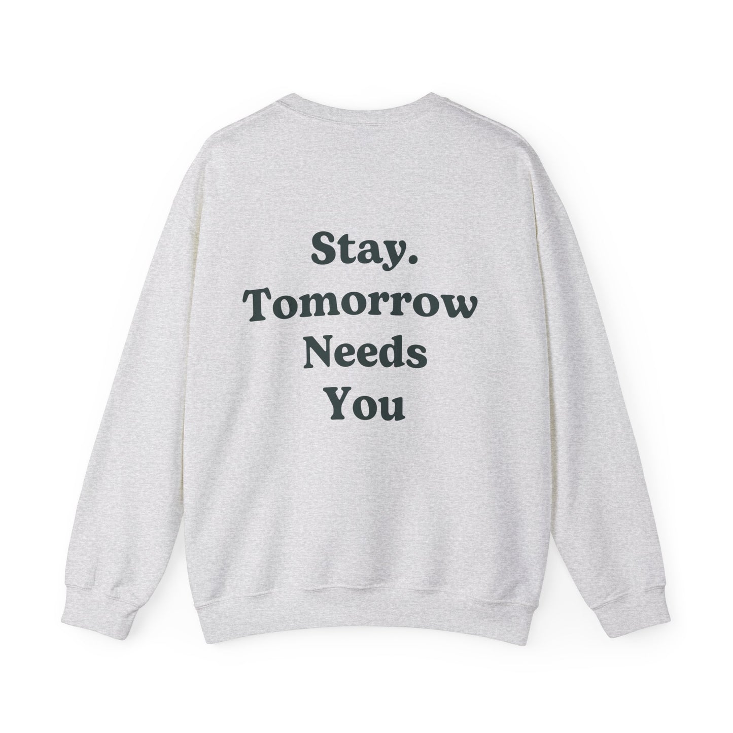 Retro Smiley Stay Tomorrow Needs You Suicide Prevention Sweatshirt Mental Health Awareness Gift Veterans Support Military Gift Christmas