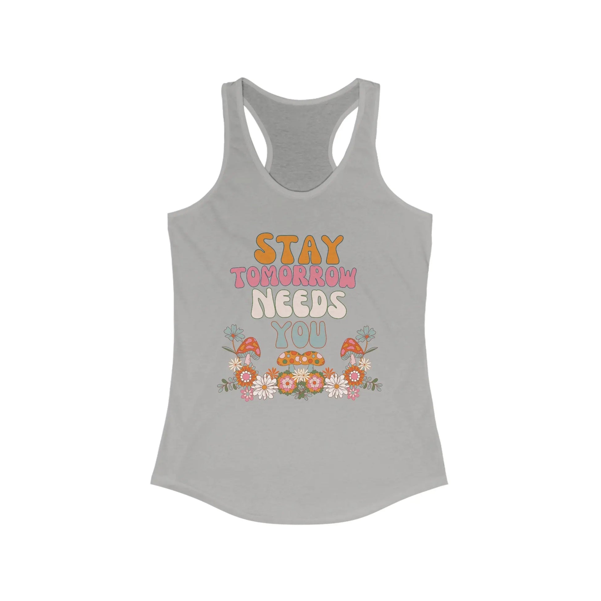 Retro Hippie Boho Summer Stay Tomorrow Needs You Mental Health Awareness Summer Top  Beach Pool Racerback Tank Top Suicide Prevention Gift Veterans Support Military Gift - Stay Tomorrow Needs You Retro Hippie Boho Summer Stay Tomorrow Needs You Mental Health Awareness Summer Top  Beach Pool Racerback Tank Top Suicide Prevention Gift Veterans Support Military Gift