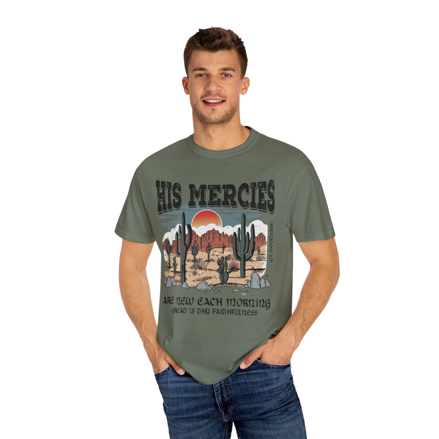 Boho Christian Shirts Christian tshirt Bible Verse Shirt Trendy Christians Jesus Apparel Faith Based Shirt His Mercies Are New Vintage - Stay Tomorrow Needs You