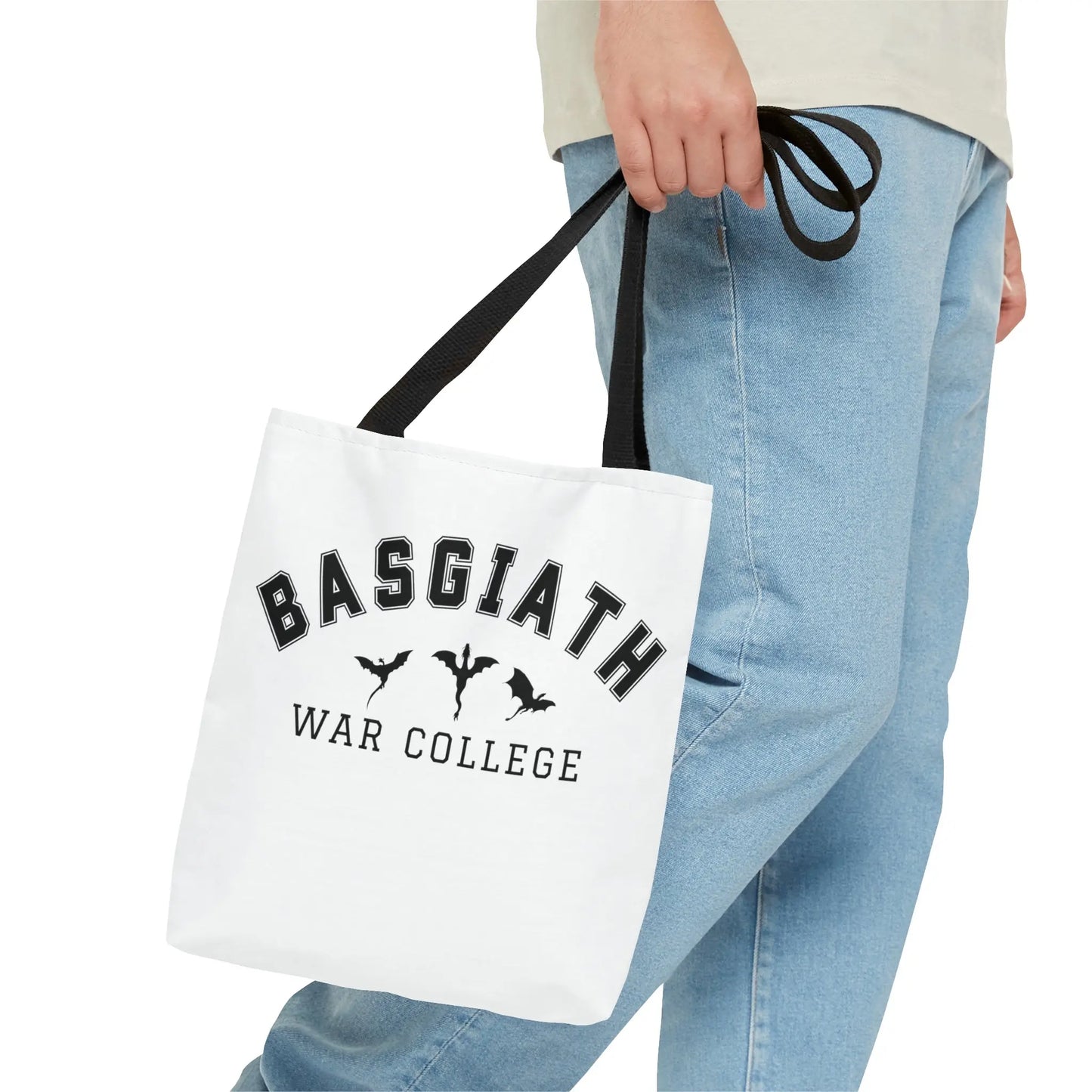 Fourth Wing and Iron Flame by Rebecca Yarros Basgiath War College Tote Bag - Stay Tomorrow Needs You