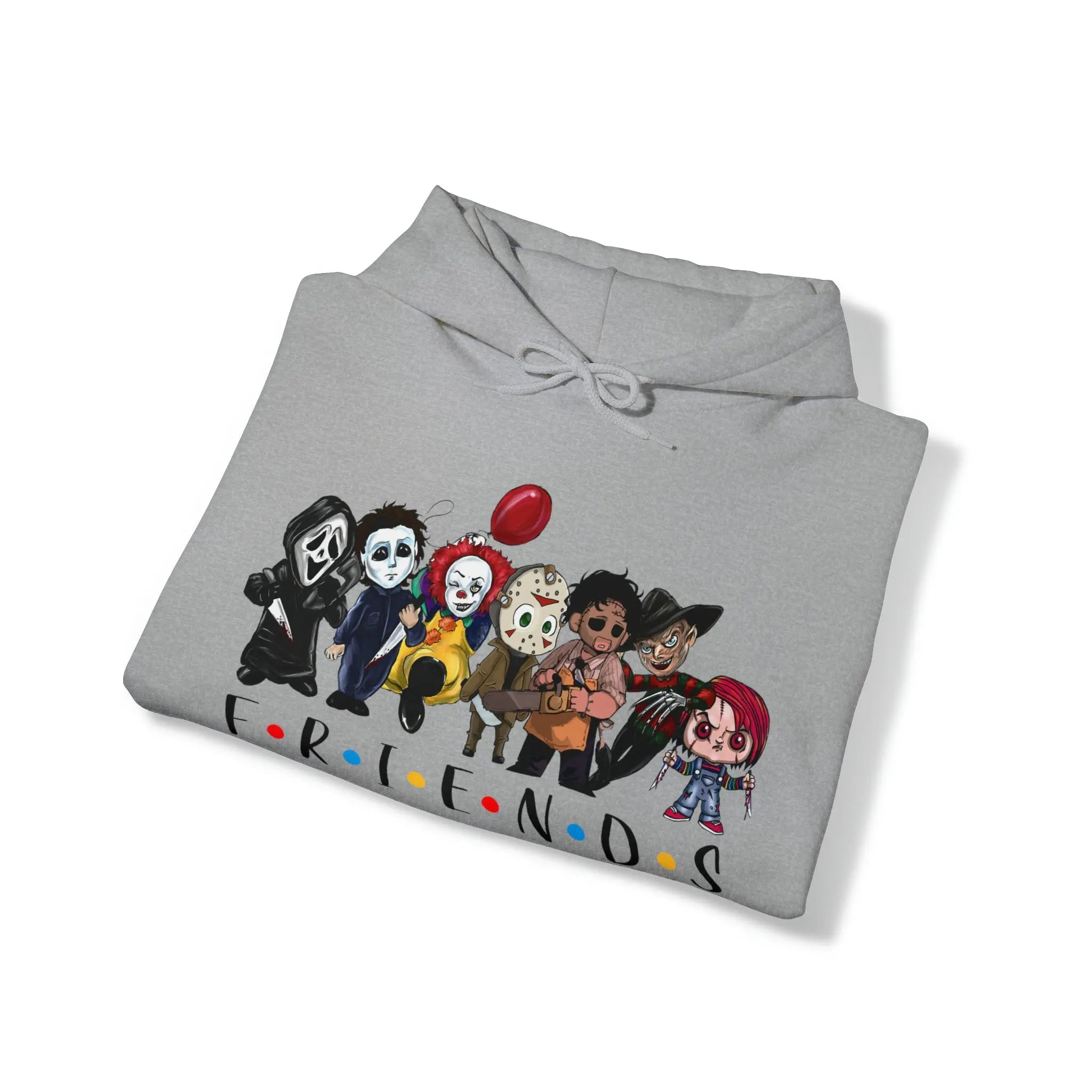 Friends Horror Movie Sweatshirt Halloween Movie Character Hoodie 2024