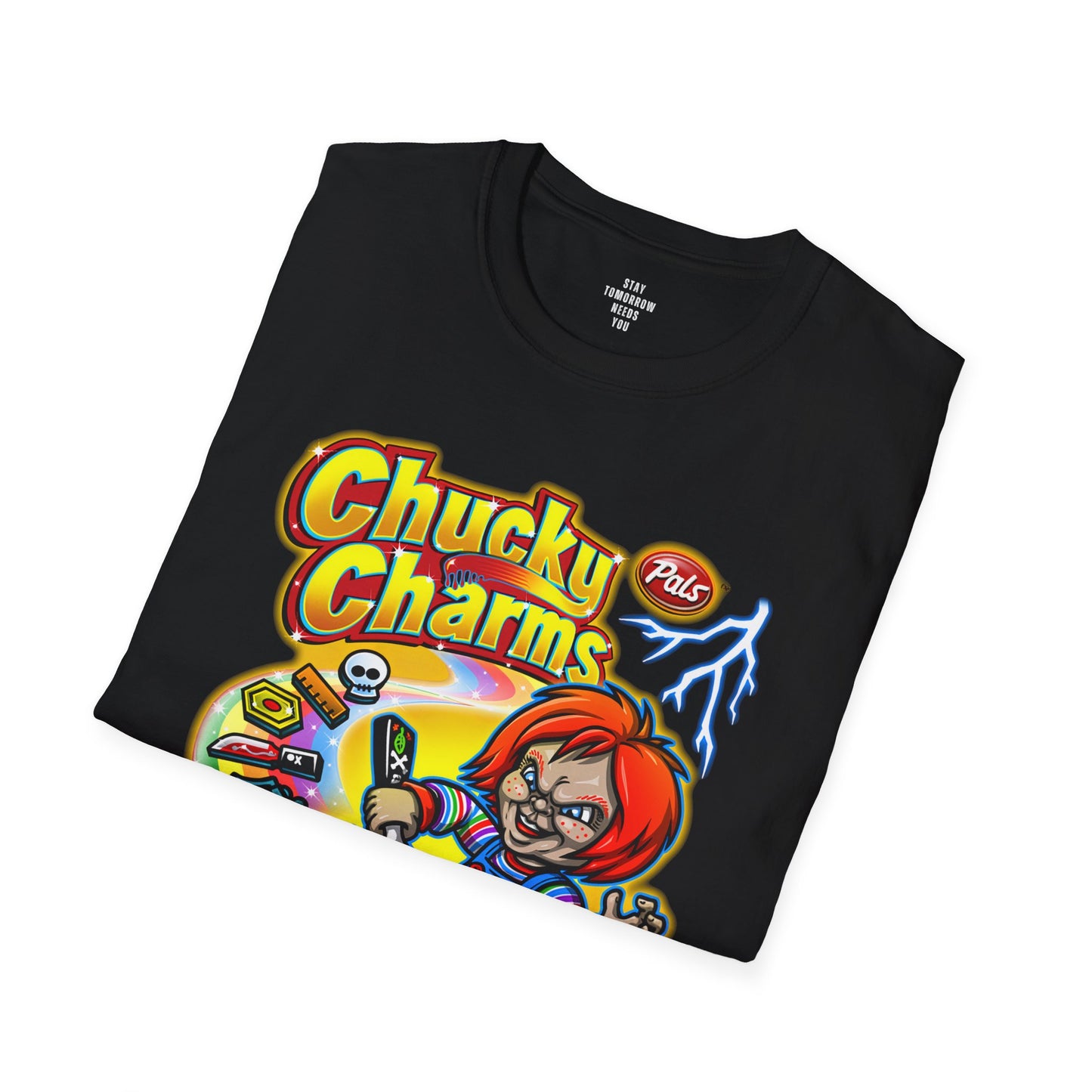 Spooky Season Halloween 2024 Chucky Charms' Child's Play Retro T-Shirt Horror Movie Lover