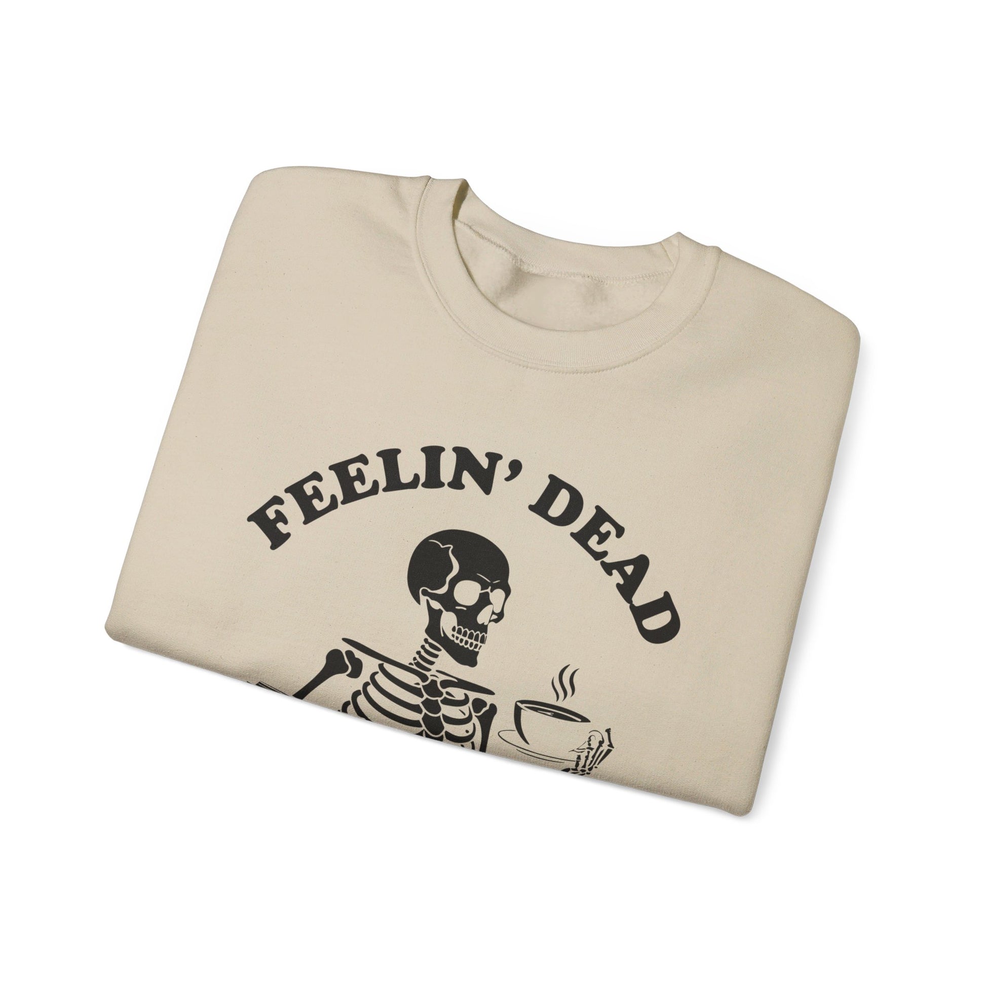 Feelin Dead But Well Read Sweatshirt, Bookish Crewneck, Book Lover, Bookworm Skeleton Sweatshirt BookTok Book Club Bookish Sweatshirt Biblio