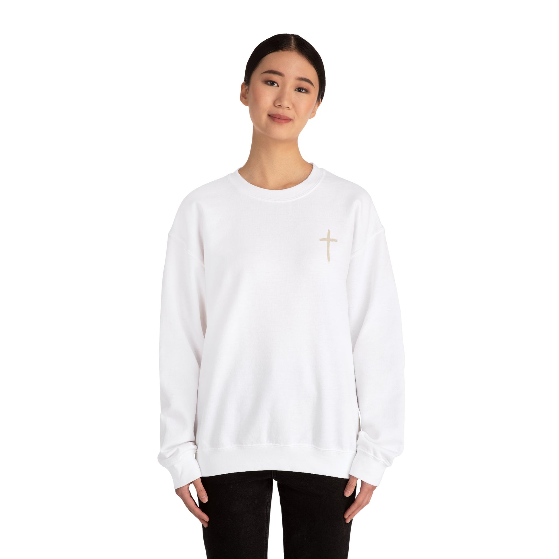 Christian Inspirational Sweatshirt When You Are Hanging On By A Thread, Make Sure It’s The Hem of His Garment Christian Apparel