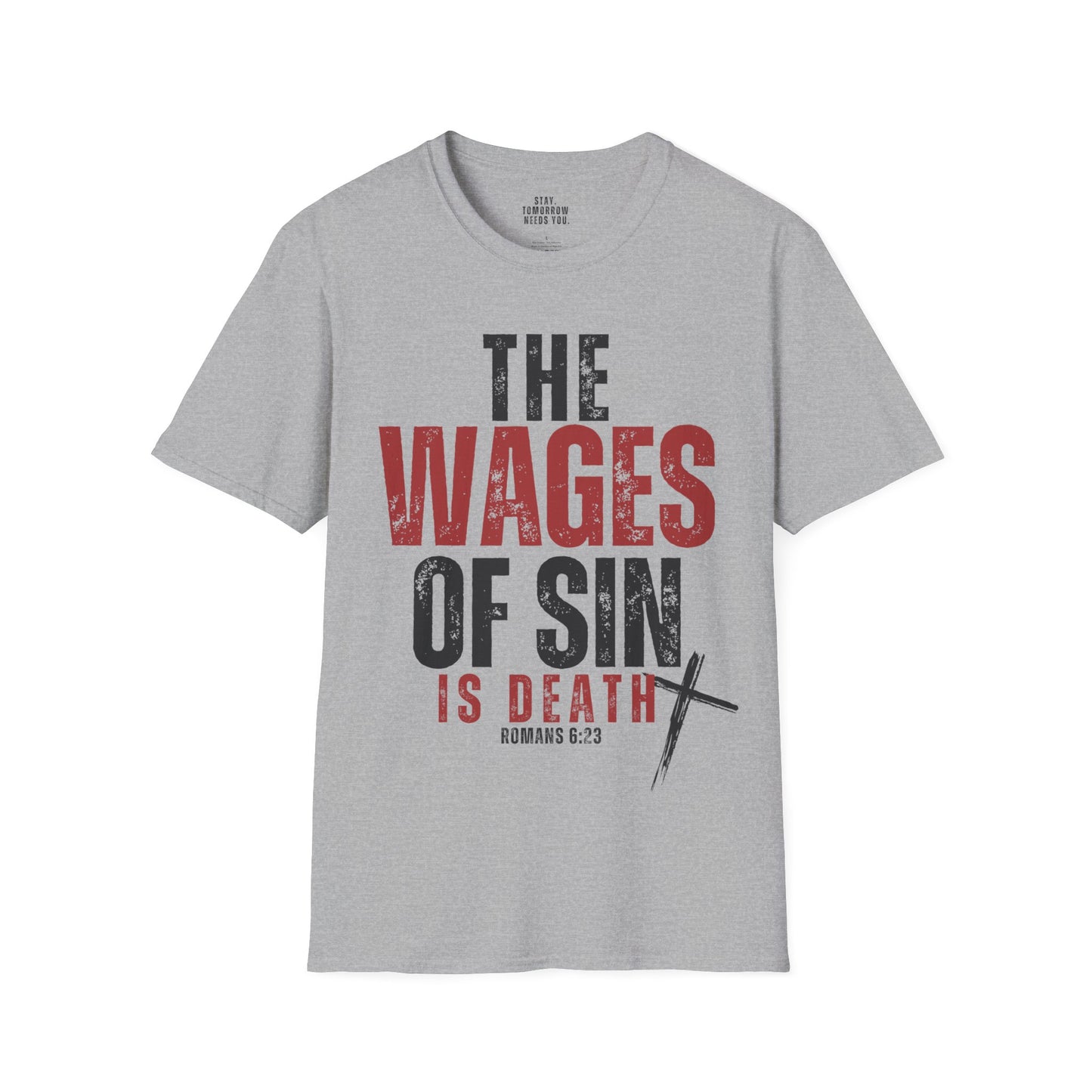 Romans 6:23 The Wages of Sin is Death Bible Verse Scripture Christian Gift Mens Faith God Jesus Bible Christmas Gift