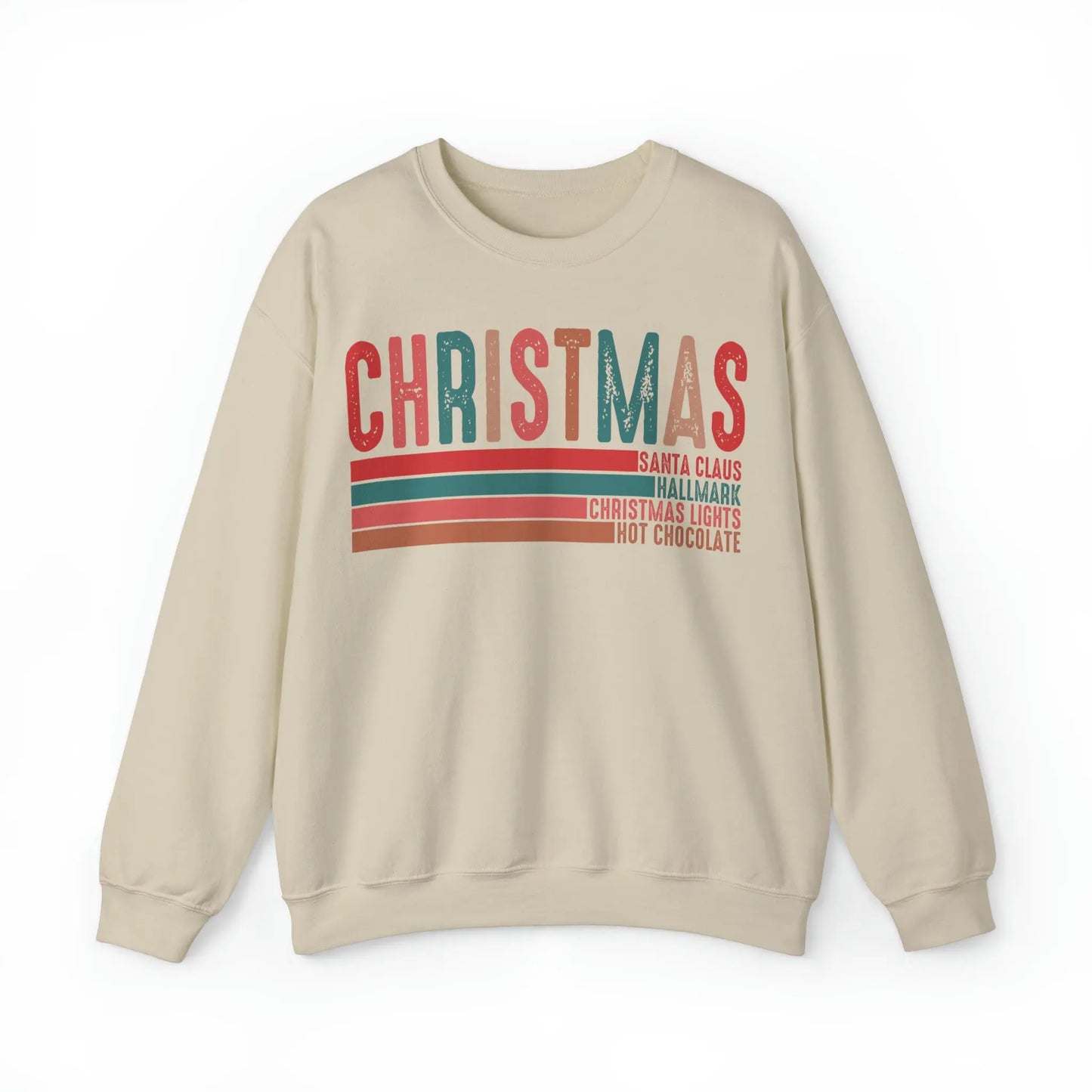 Retro Christmas Sweatshirt Printify