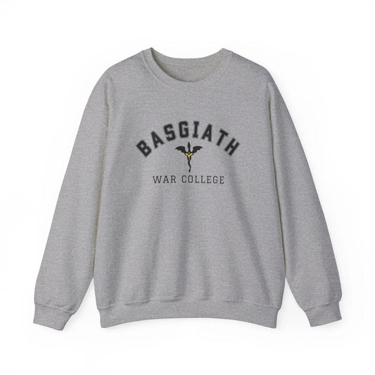 Fourth Wing Basgiath War College Sweatshirt inspired by Fourth Wing and Iron Flame by Rebecca Yarros - Stay Tomorrow Needs You