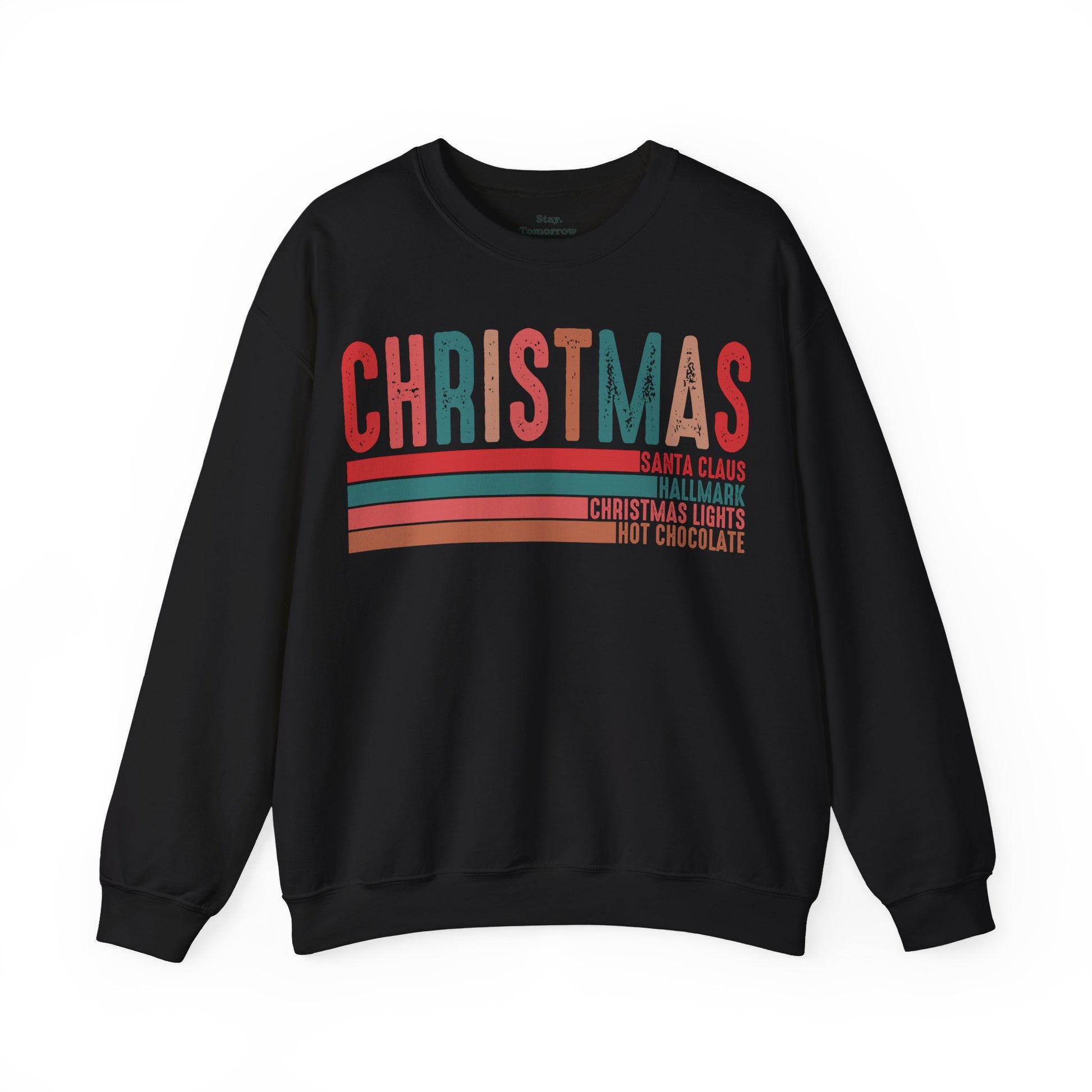 Christmas Sweatshirt 2024 Retro Nostalgic Holiday Season