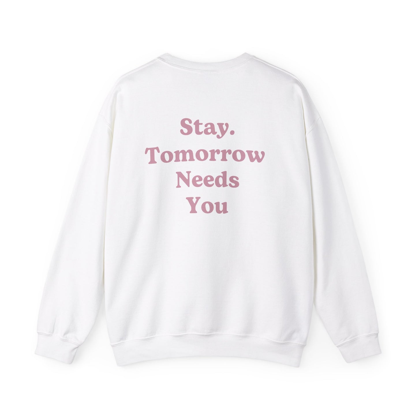 Retro Smiley Stay Tomorrow Needs You Suicide Prevention Sweatshirt Mental Health Awareness Veterans Support Christmas Gift