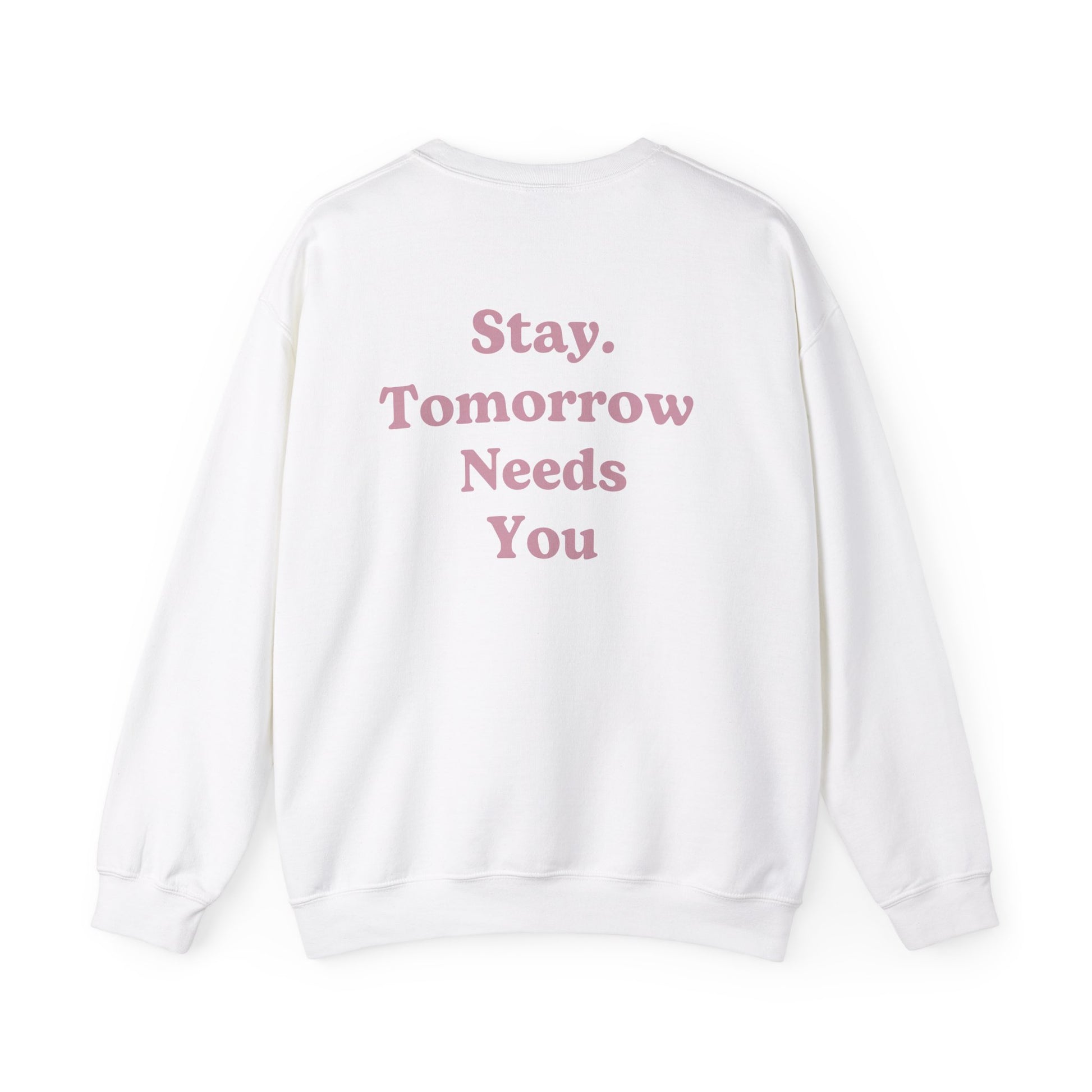 Retro Smiley Stay Tomorrow Needs You Suicide Prevention Sweatshirt Mental Health Awareness Veterans Support Christmas Gift