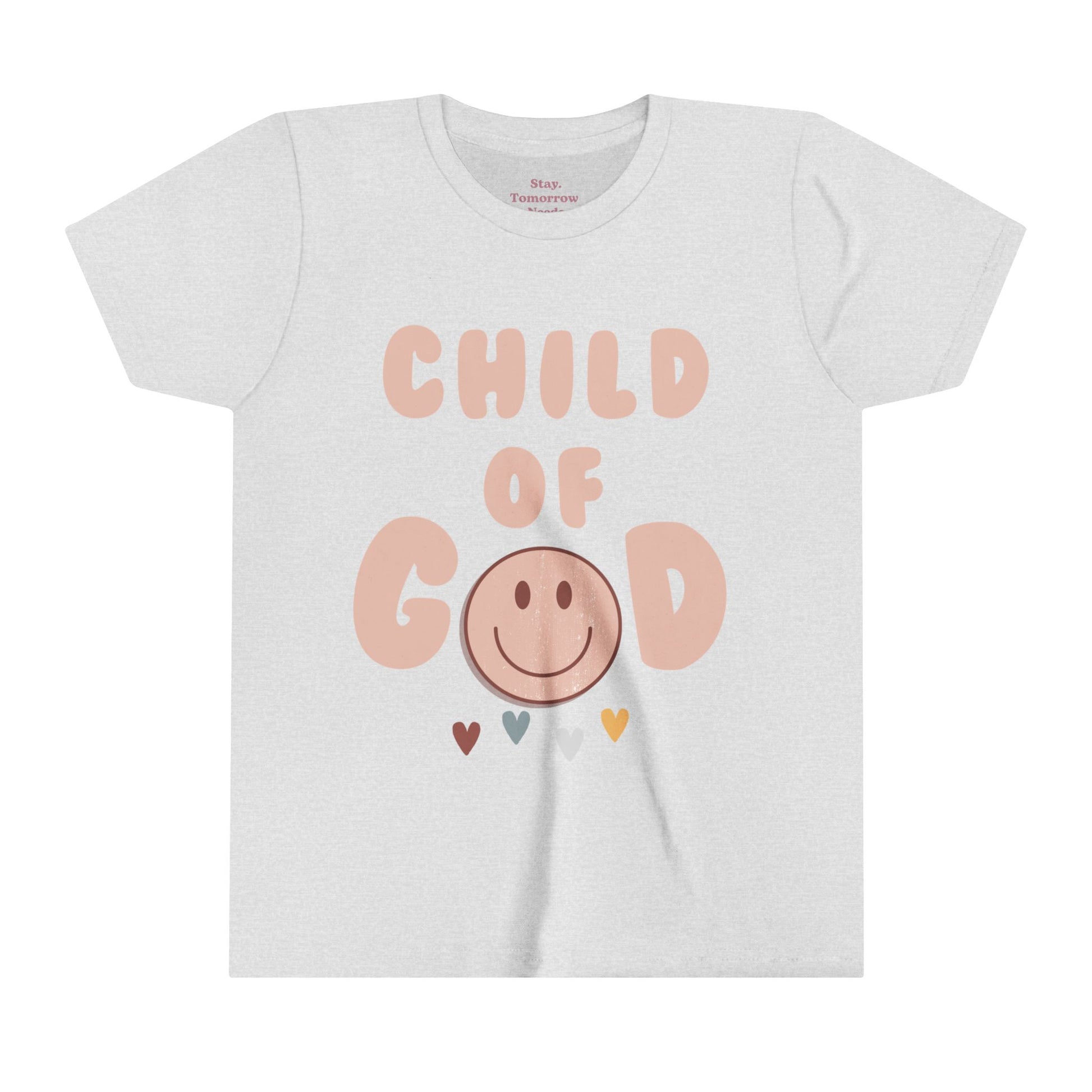 Child of God Girls Christian T shirt retro boho pink Jesus Christmas Gift