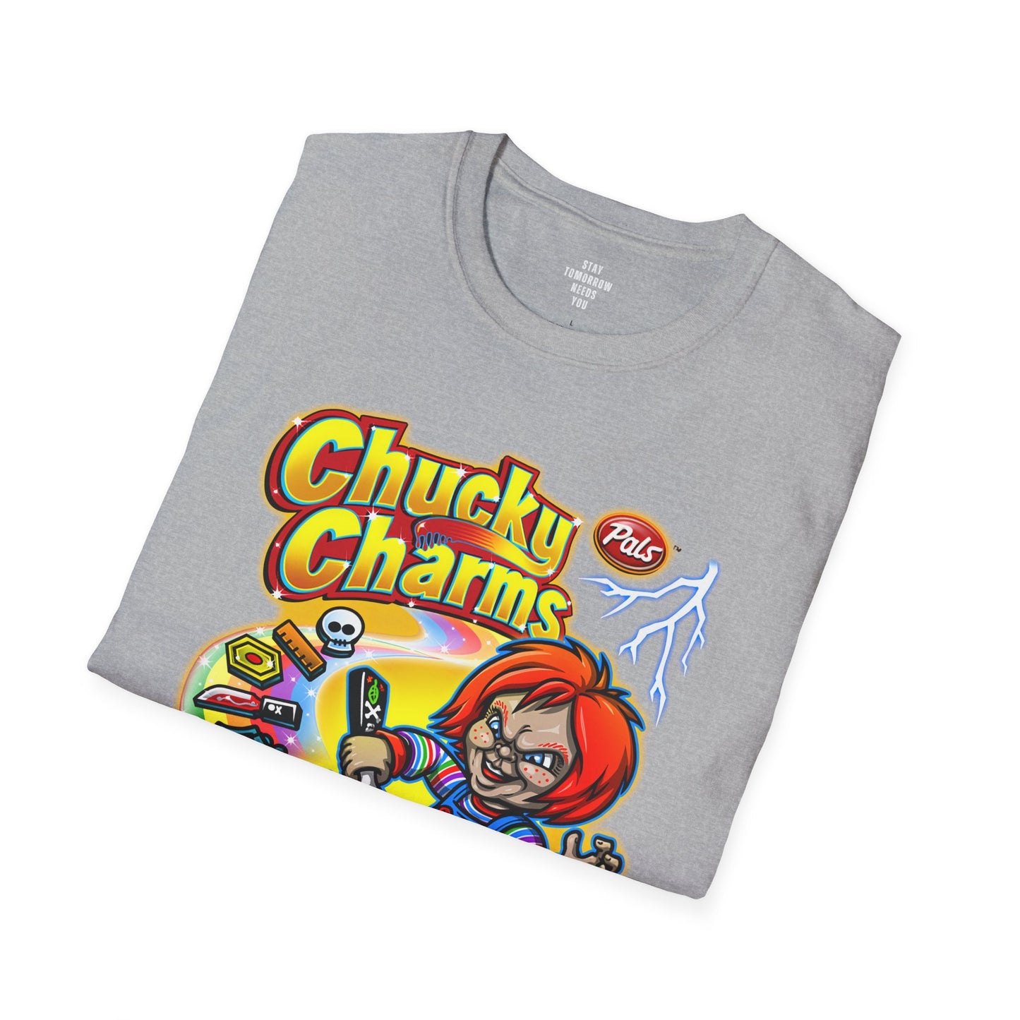 Spooky Season Halloween 2024 Chucky Charms' Child's Play Retro T-Shirt Horror Movie Lover